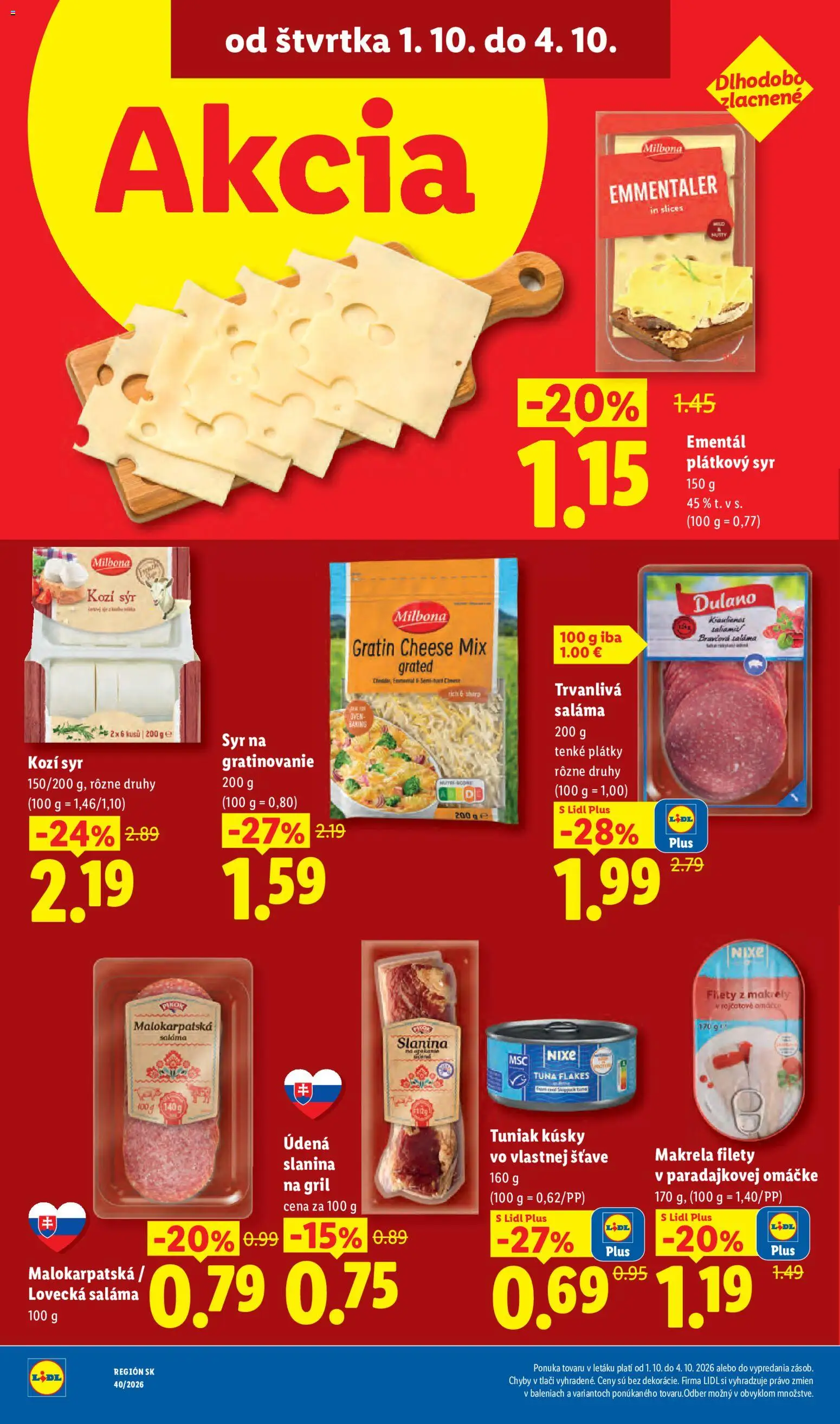 Lidl leták Leták in Slovensko