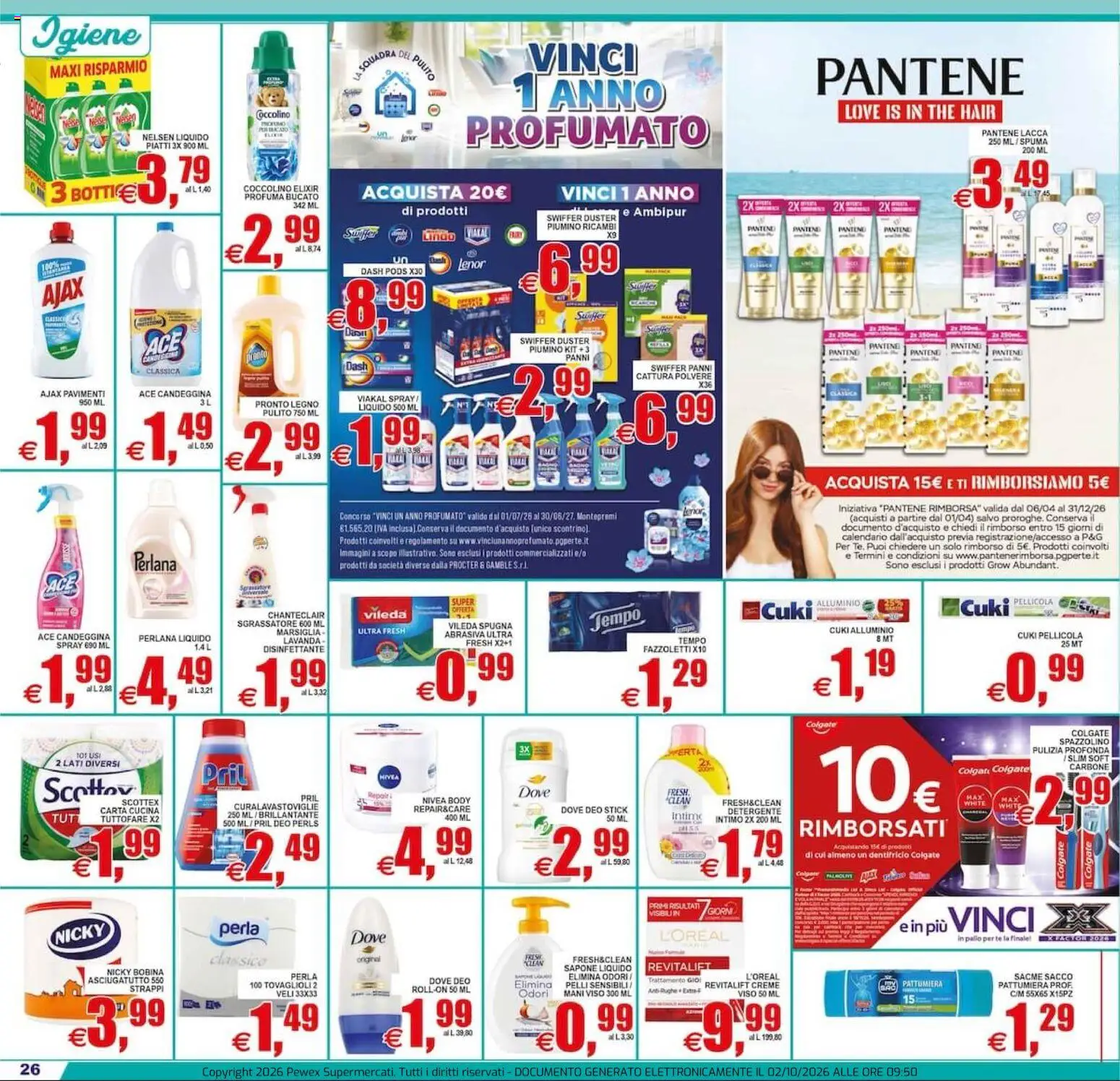 Pewex volantino Volantino in Italy