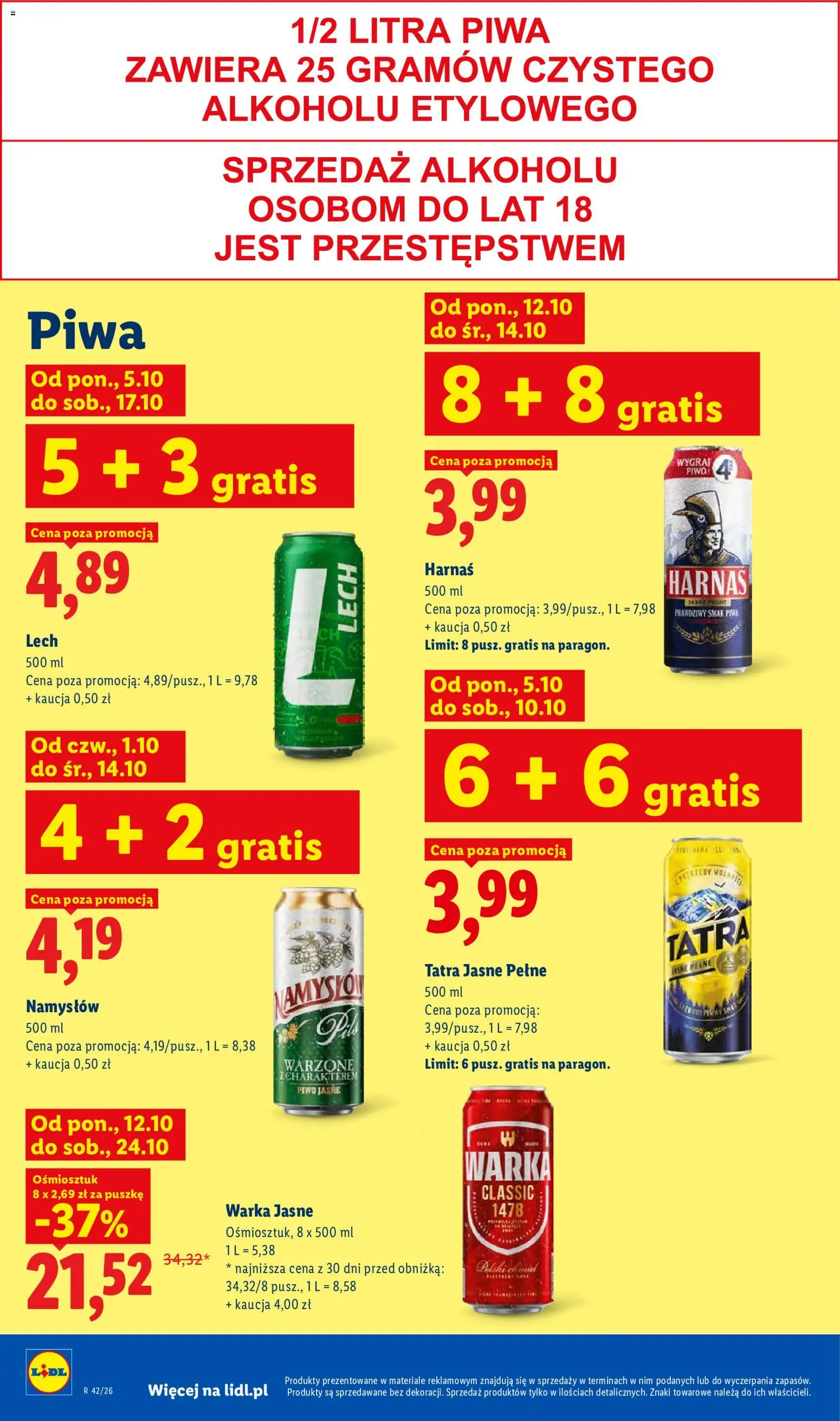 Lidl Polsko leták Leták in Česko