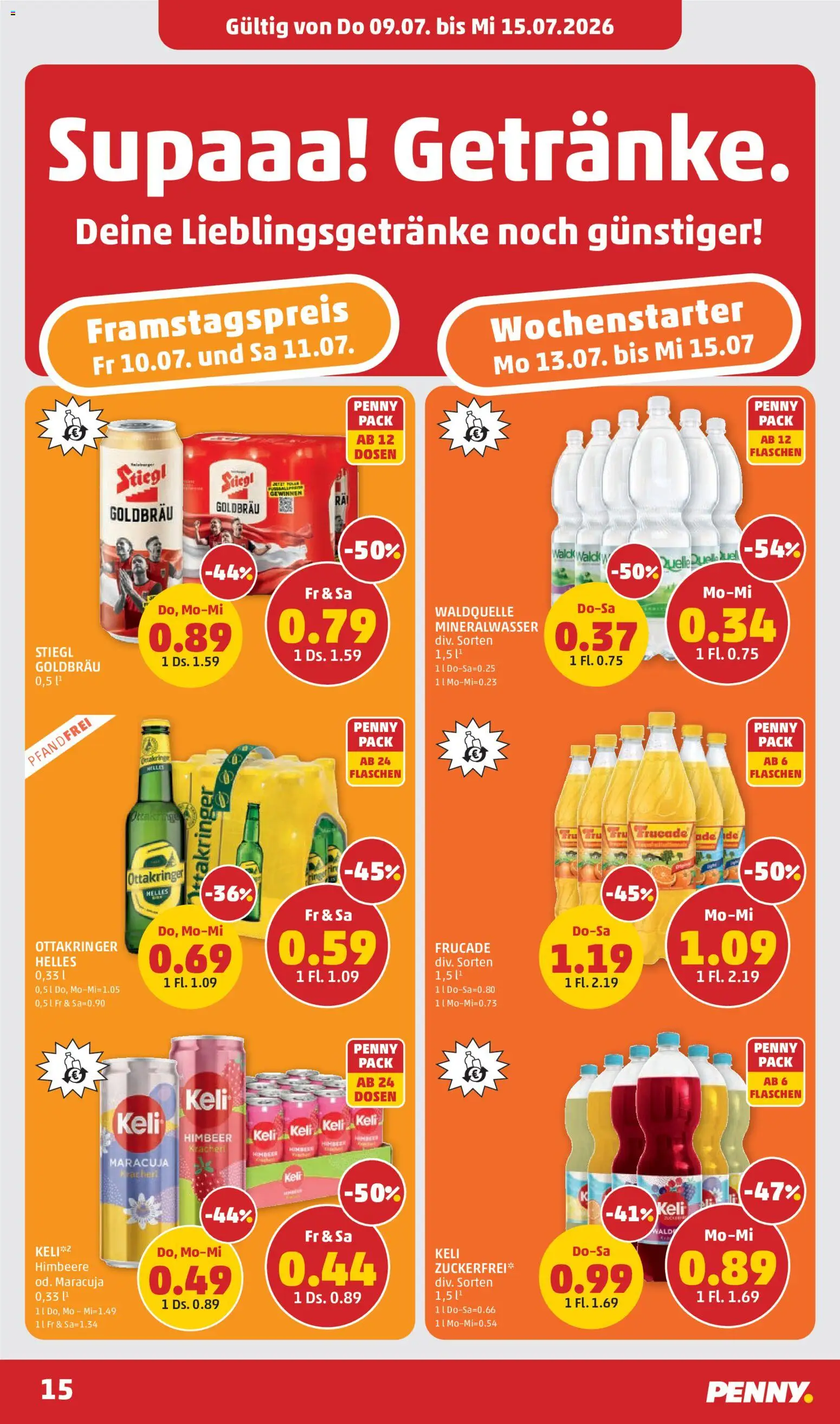 Die besten Angebote | Penny Markt Flugblatt ab 09.07.2026 | - Jetzt stöbern! | Österreich