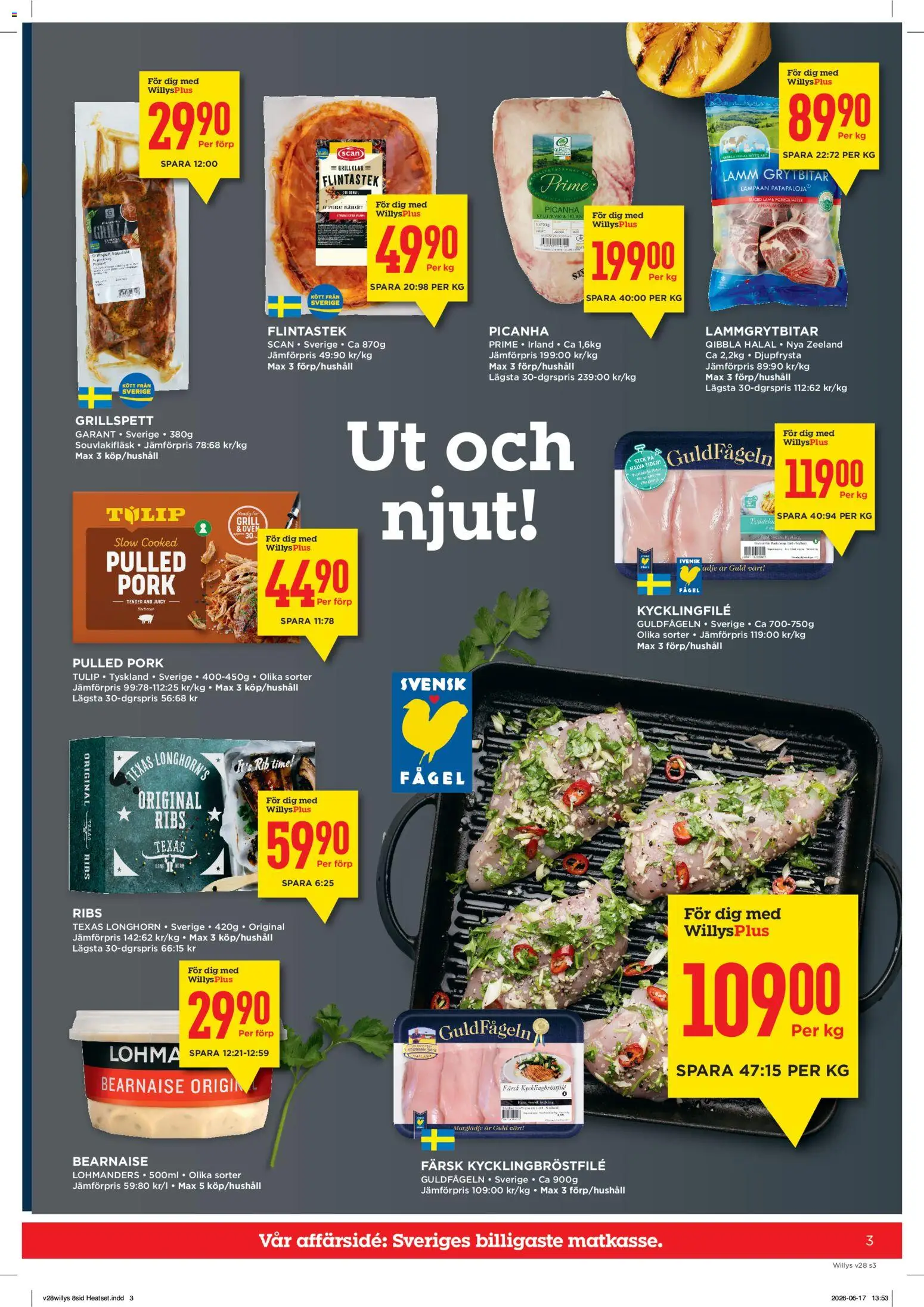 Nuvarande Willys erbjudanden från 📣 06/07/2026 - 12/07/2026 📣 | Sverige