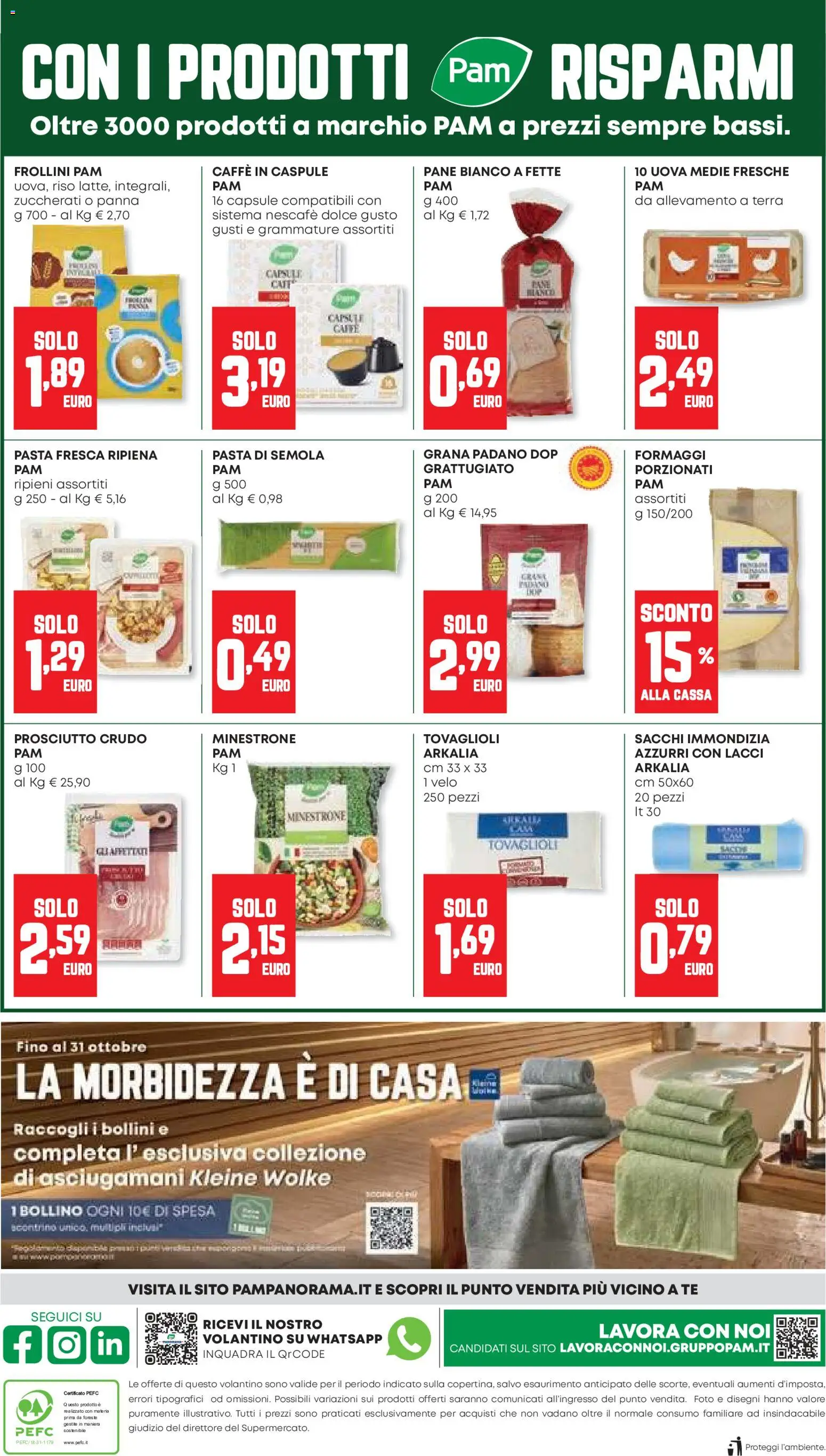 PAM volantino Volantino in Italy
