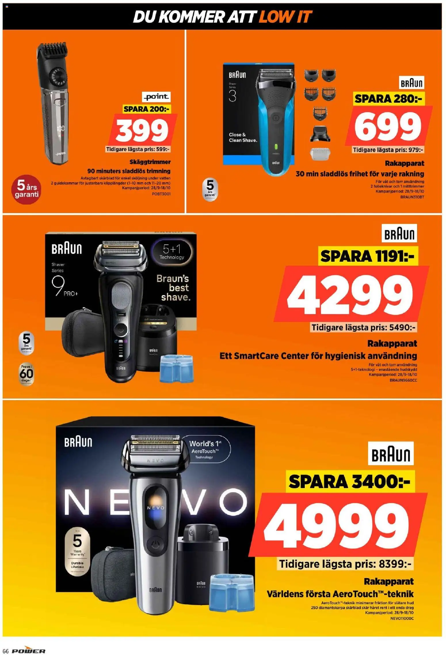 Power erbjudanden Reklamblad in Sverige