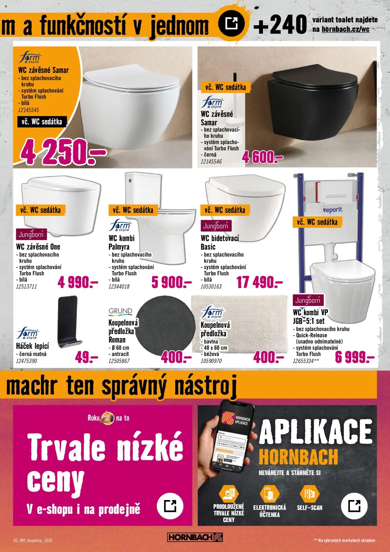 HORNBACH leták - Koupelna Leták in Česko