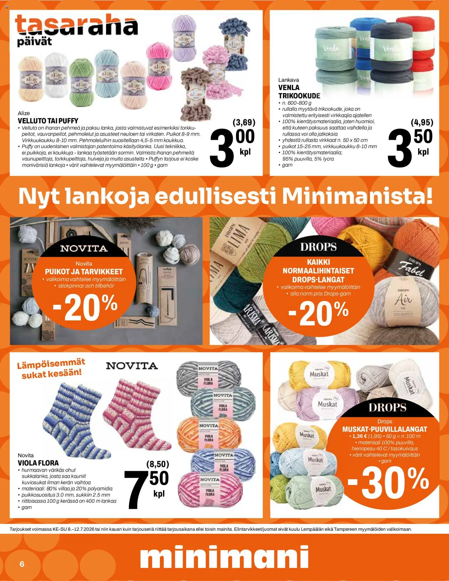 🛍️ Minimani tarjoukset alkaen 08/07/2026 » Katso huipputarjoukset ja säästä jo tänään! 💰 | Suomi