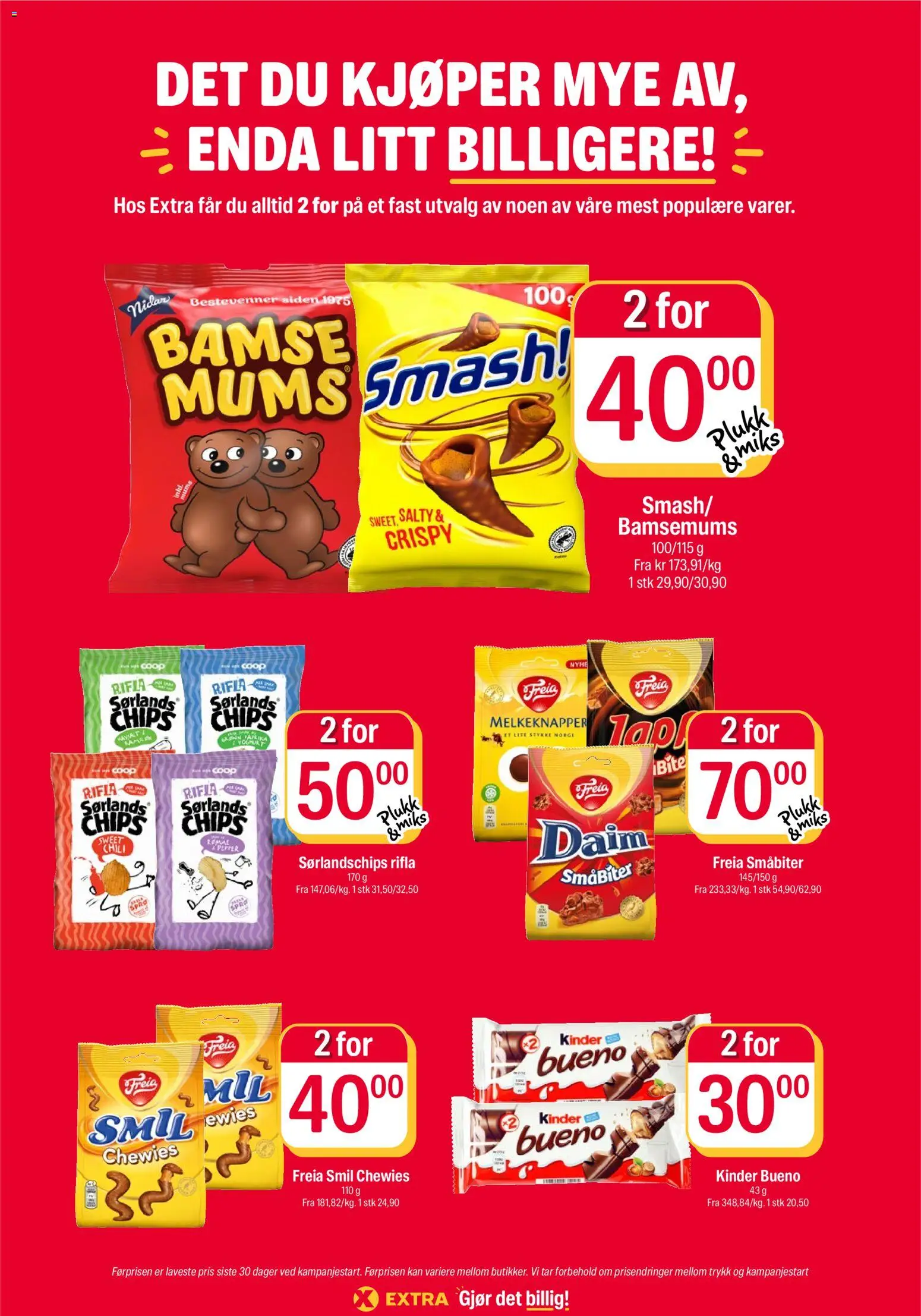 Coop Extra kundeavis Kundeavis in Norge