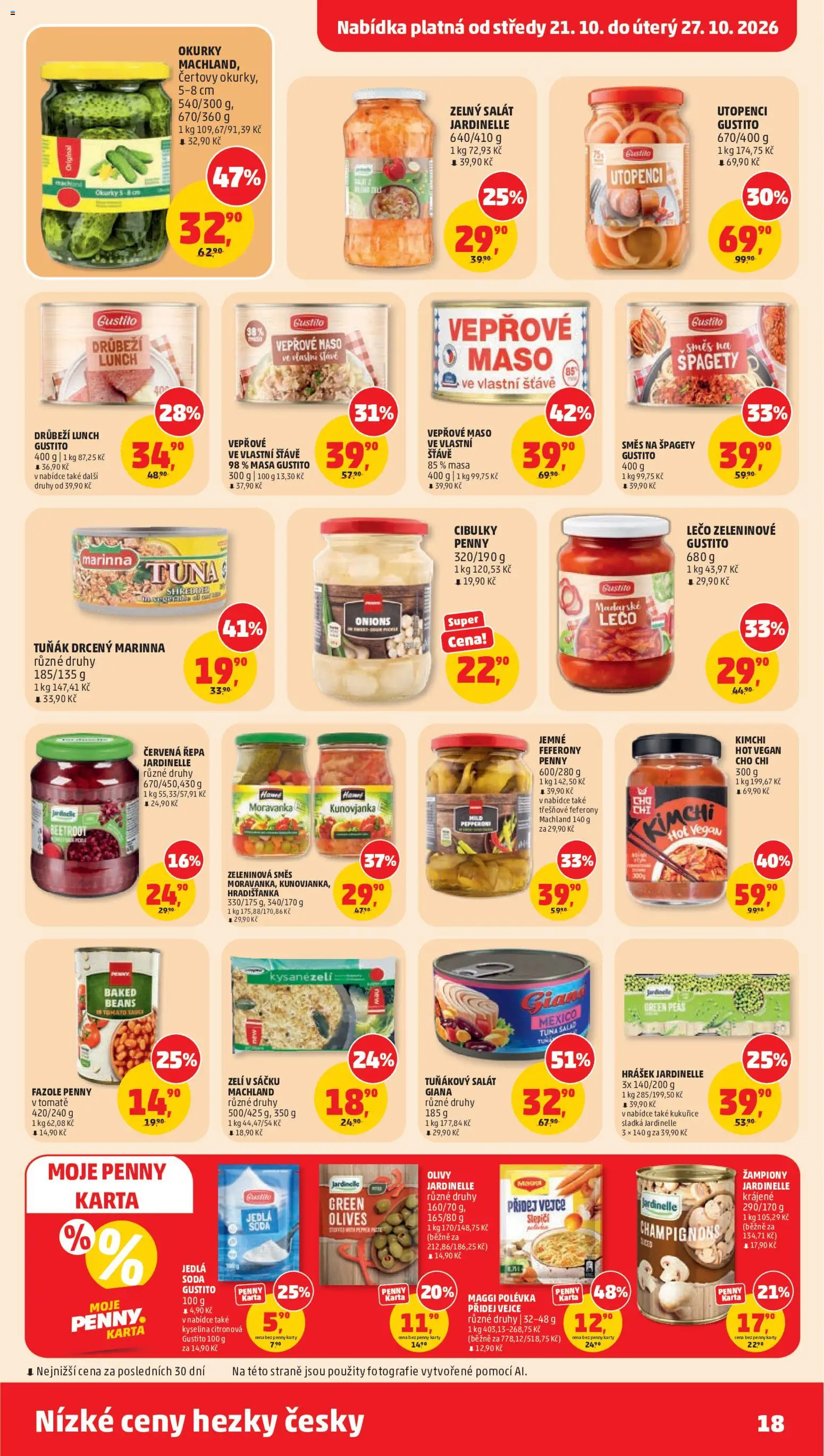 Penny Market leták Leták in Česko