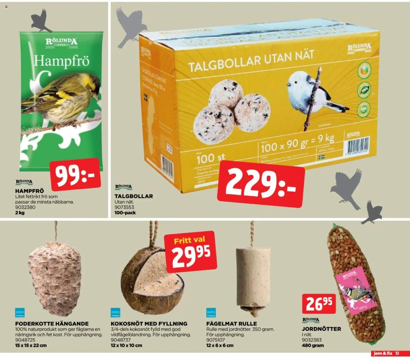 Jem & Fix erbjudanden Reklamblad in Sverige