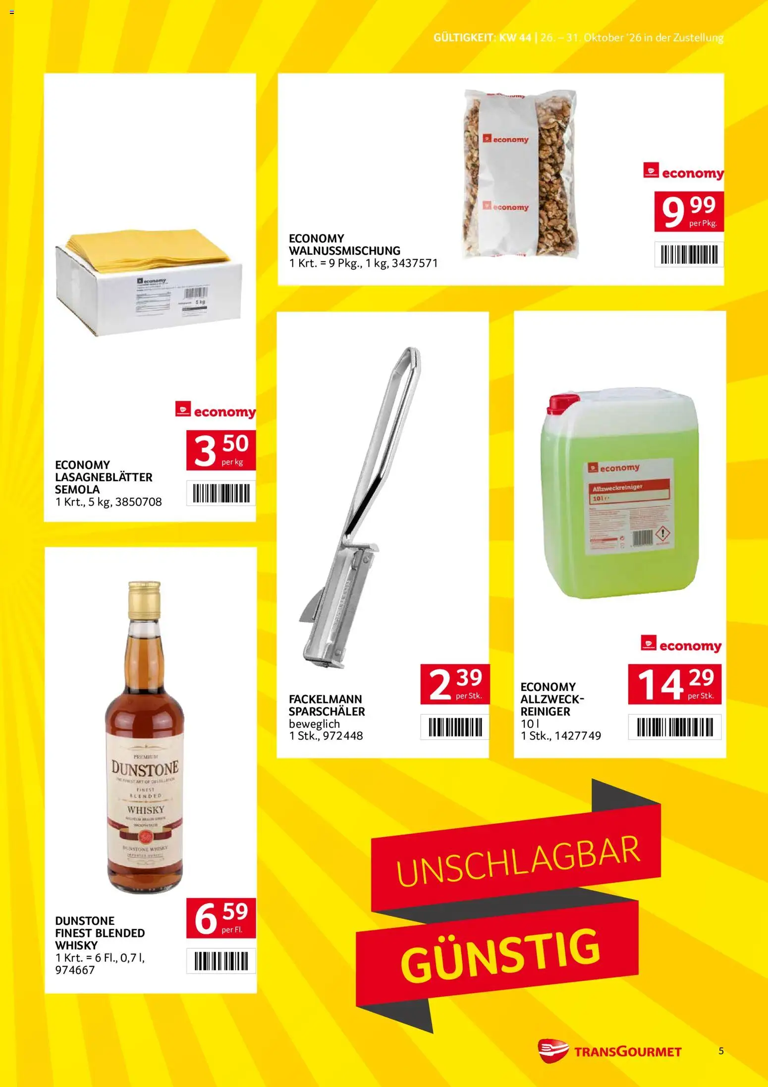 Transgourmet Flugblatt Flugblatt in Österreich