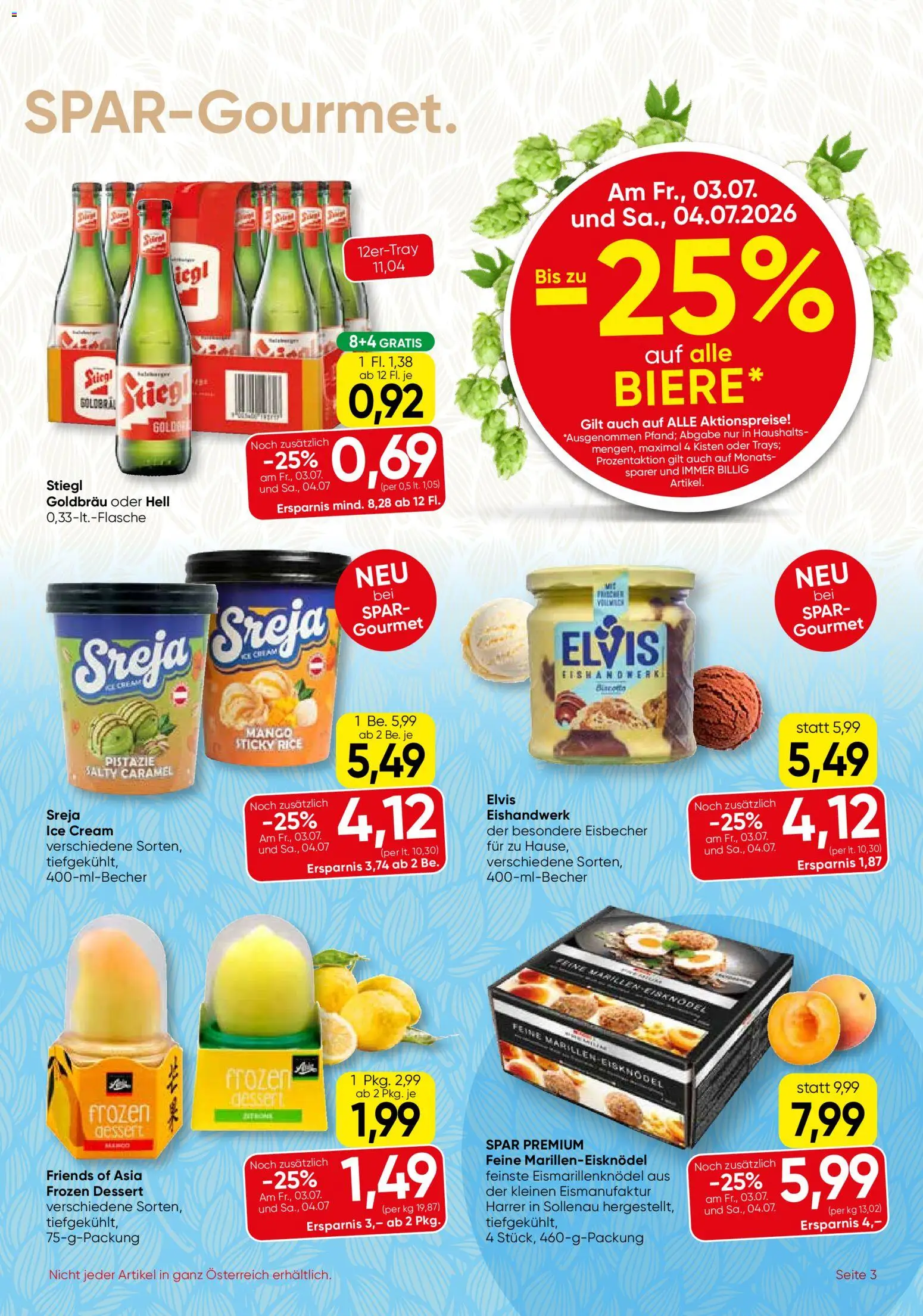 Die besten Angebote | SPAR Gourmet Flugblatt ab 01.07.2026 | - Jetzt stöbern! | Österreich