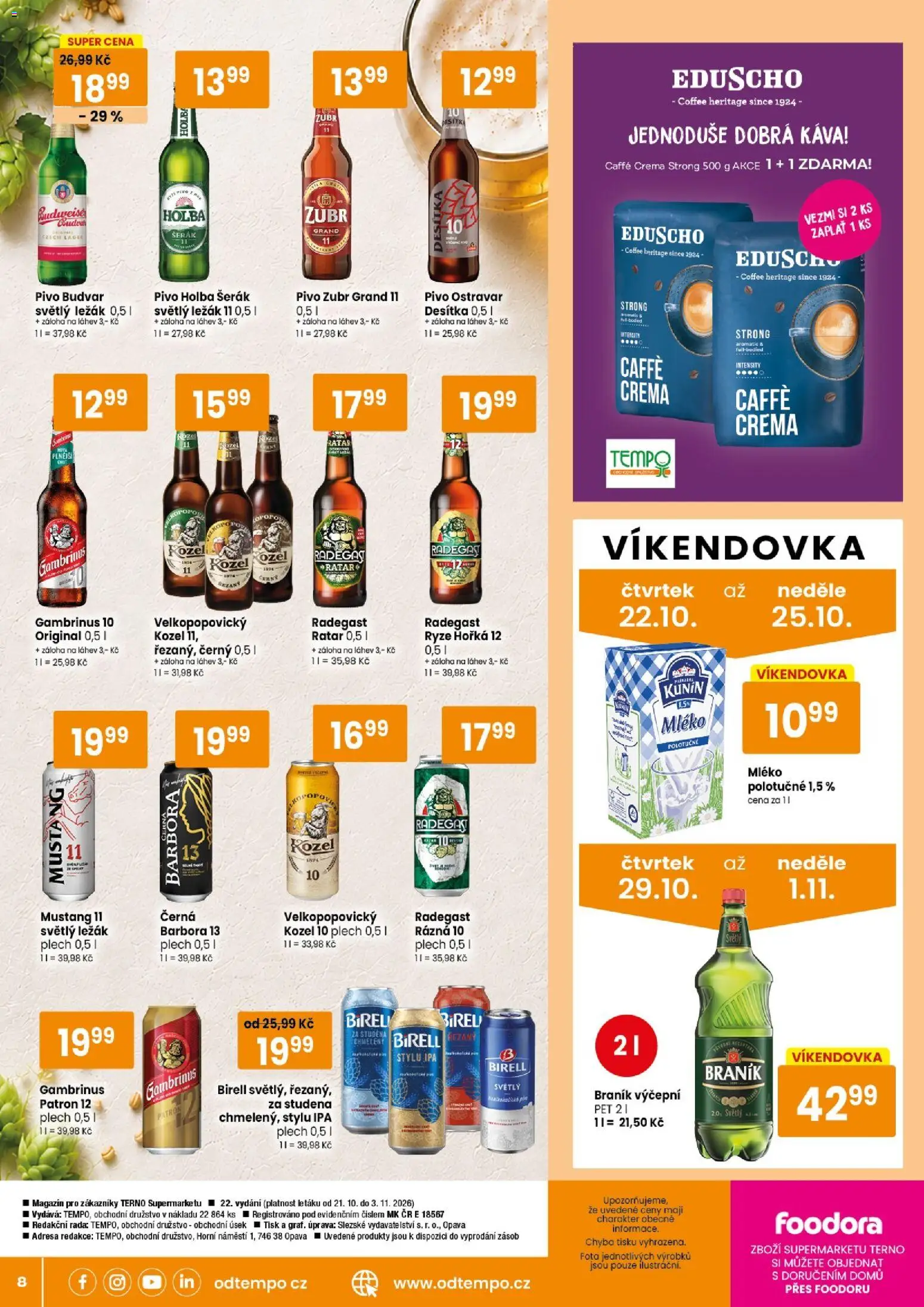 Tempo leták Leták in Česko