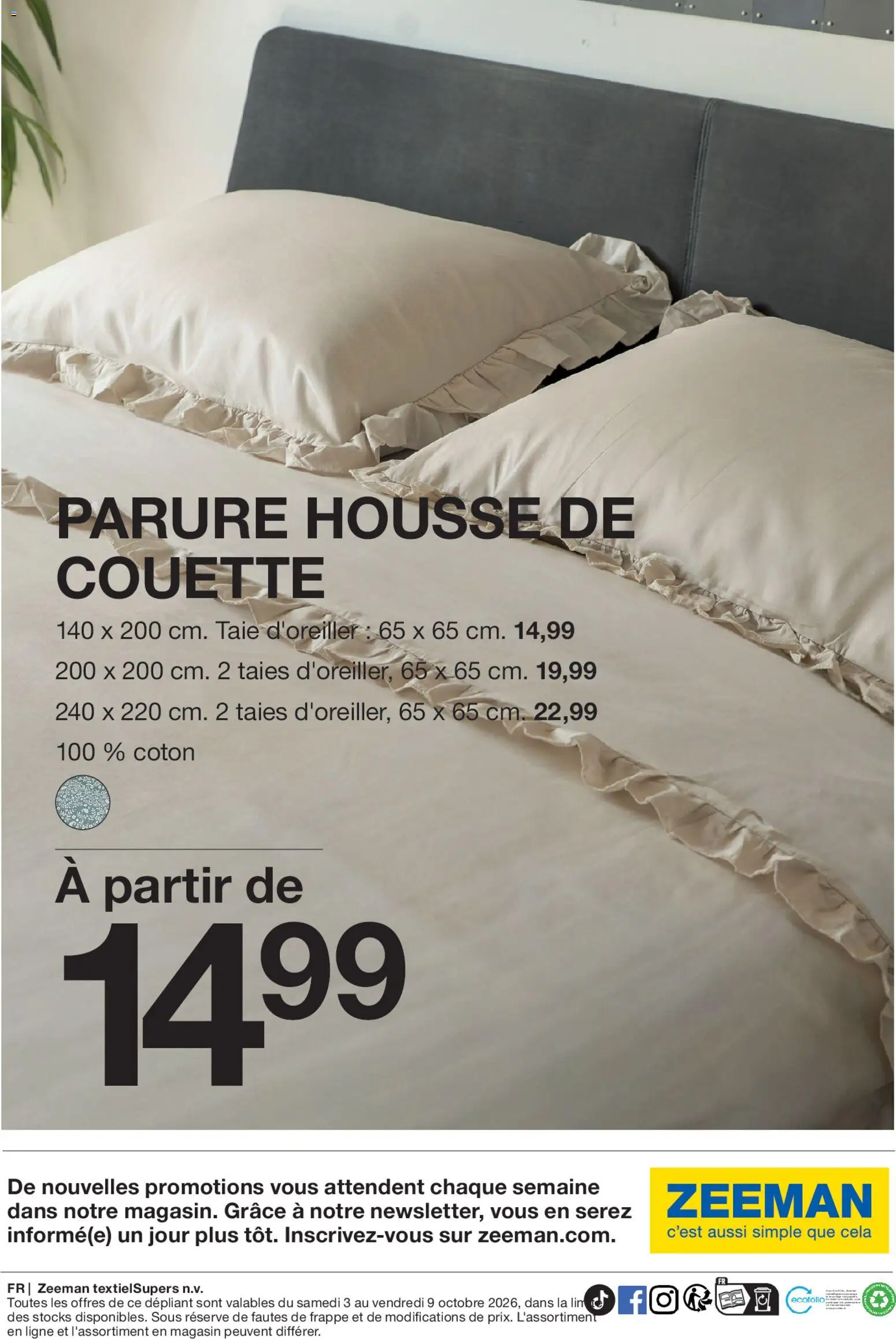 Zeeman catalogue Catalogue in France