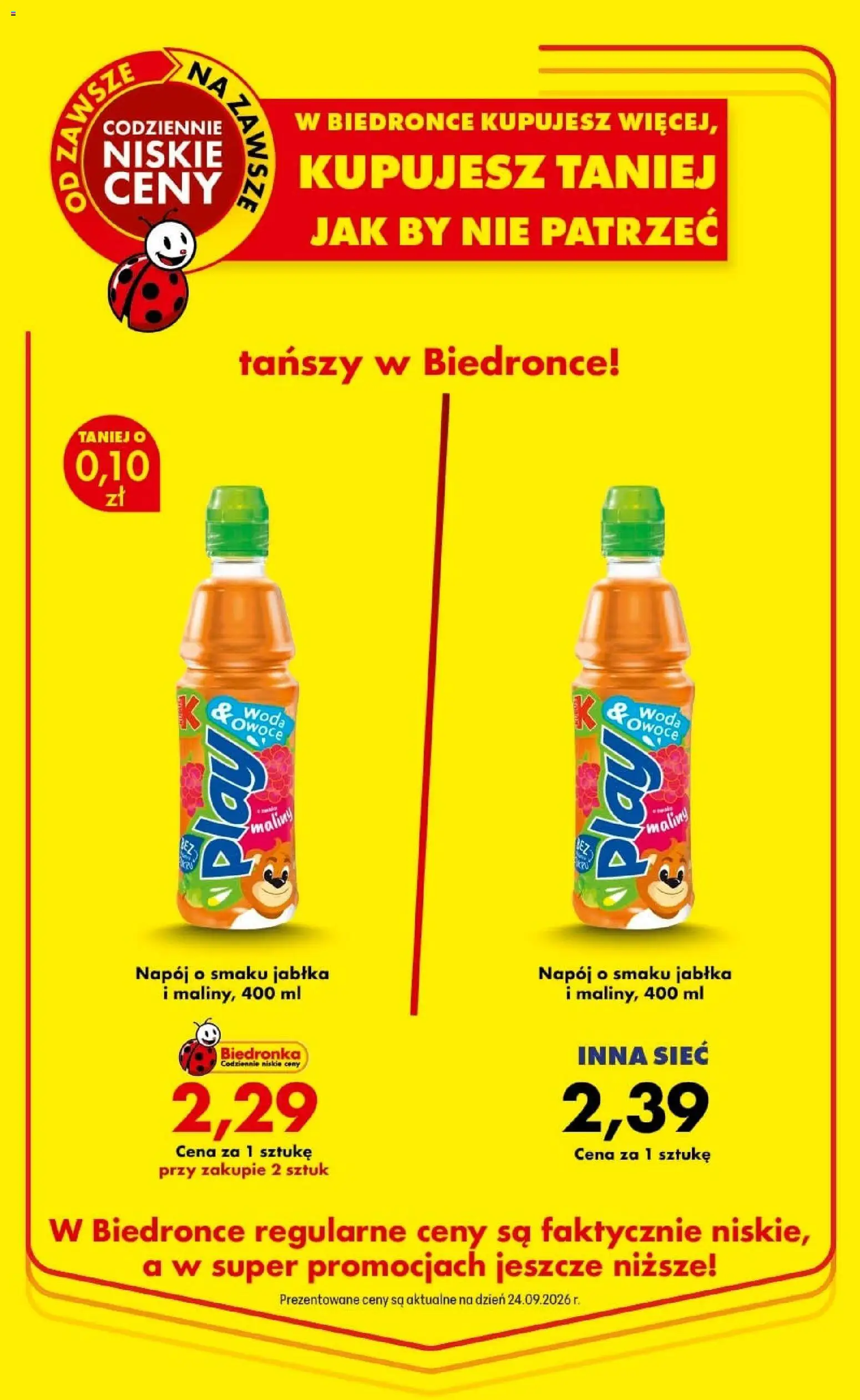 Biedronka gazetka od poniedziałku Gazetka in Polska