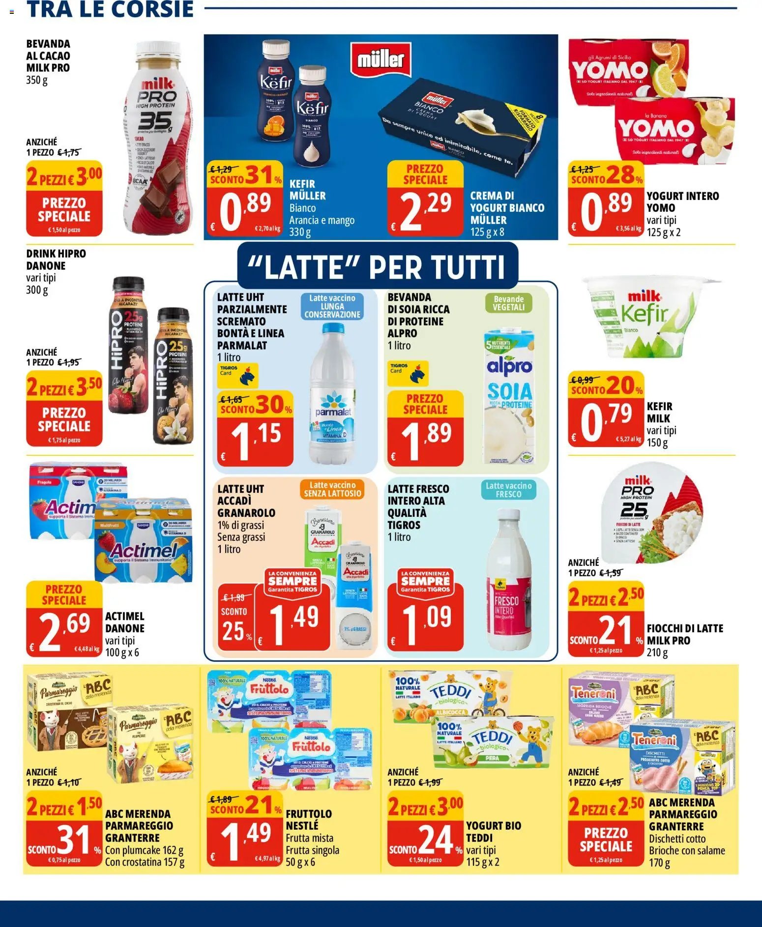 Tigros volantino Volantino in Italy