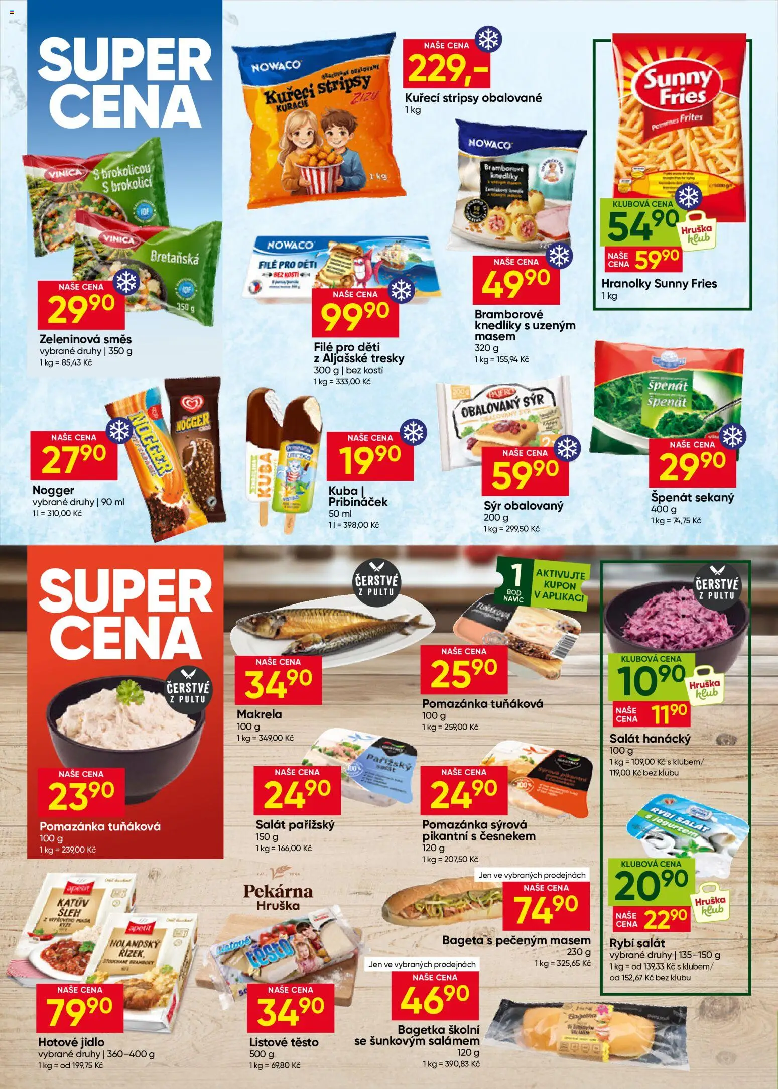 Hruška leták Leták in Česko