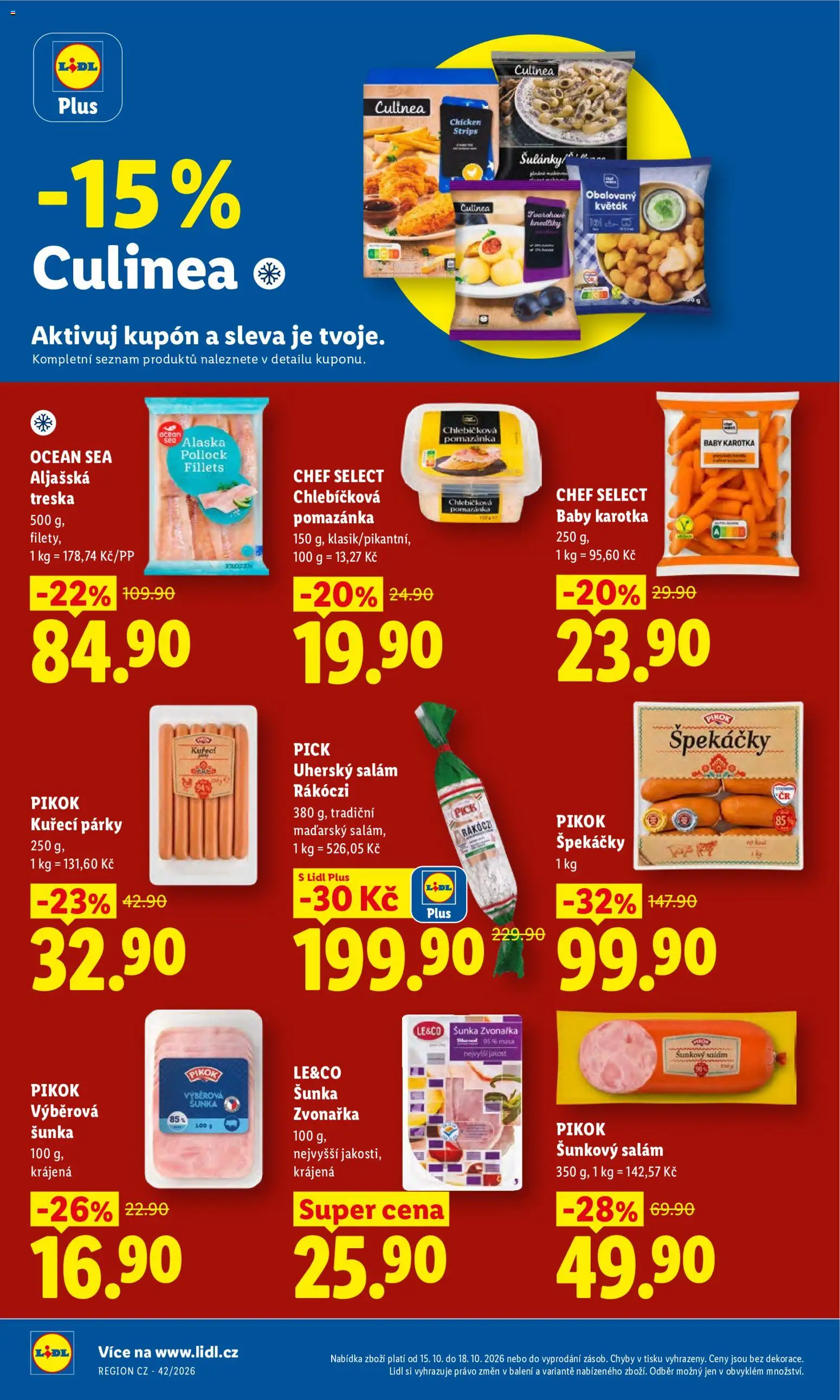 Lidl leták Leták in Česko