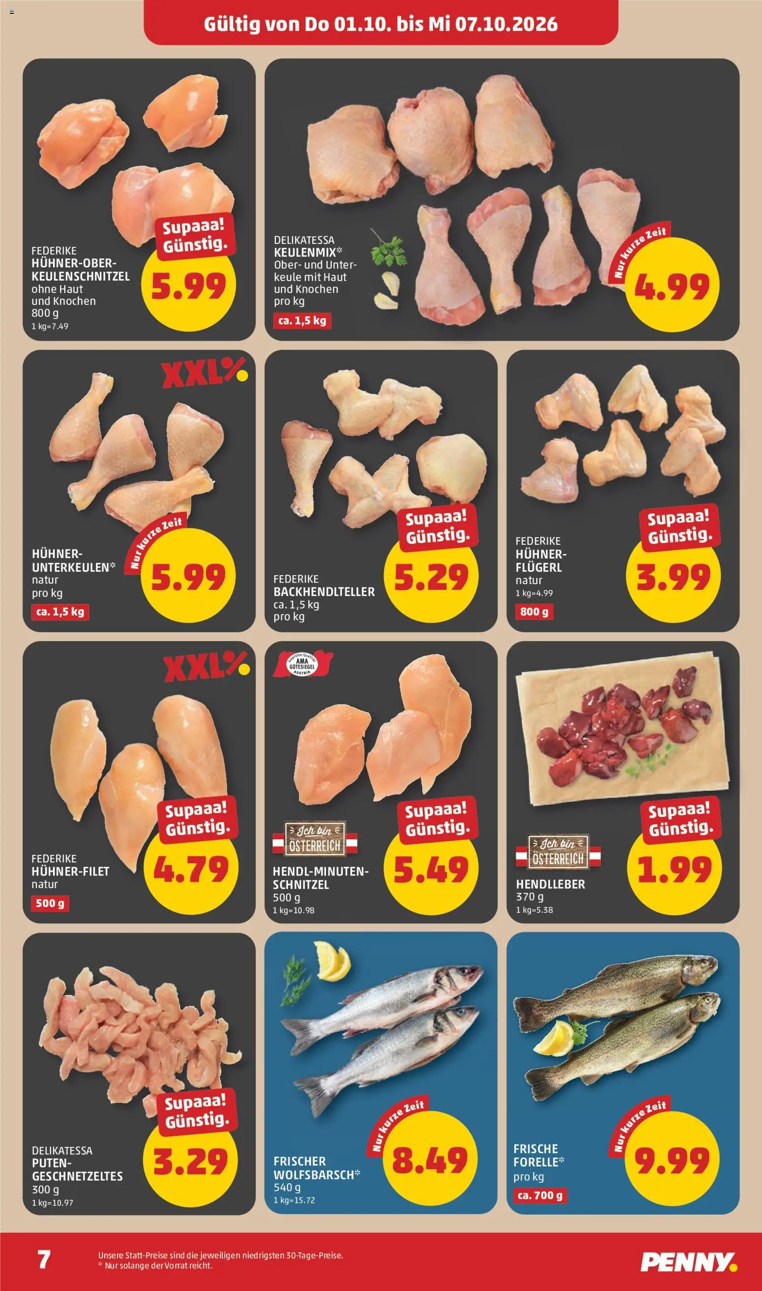 Penny Markt - Flugblatt Flugblatt in Österreich