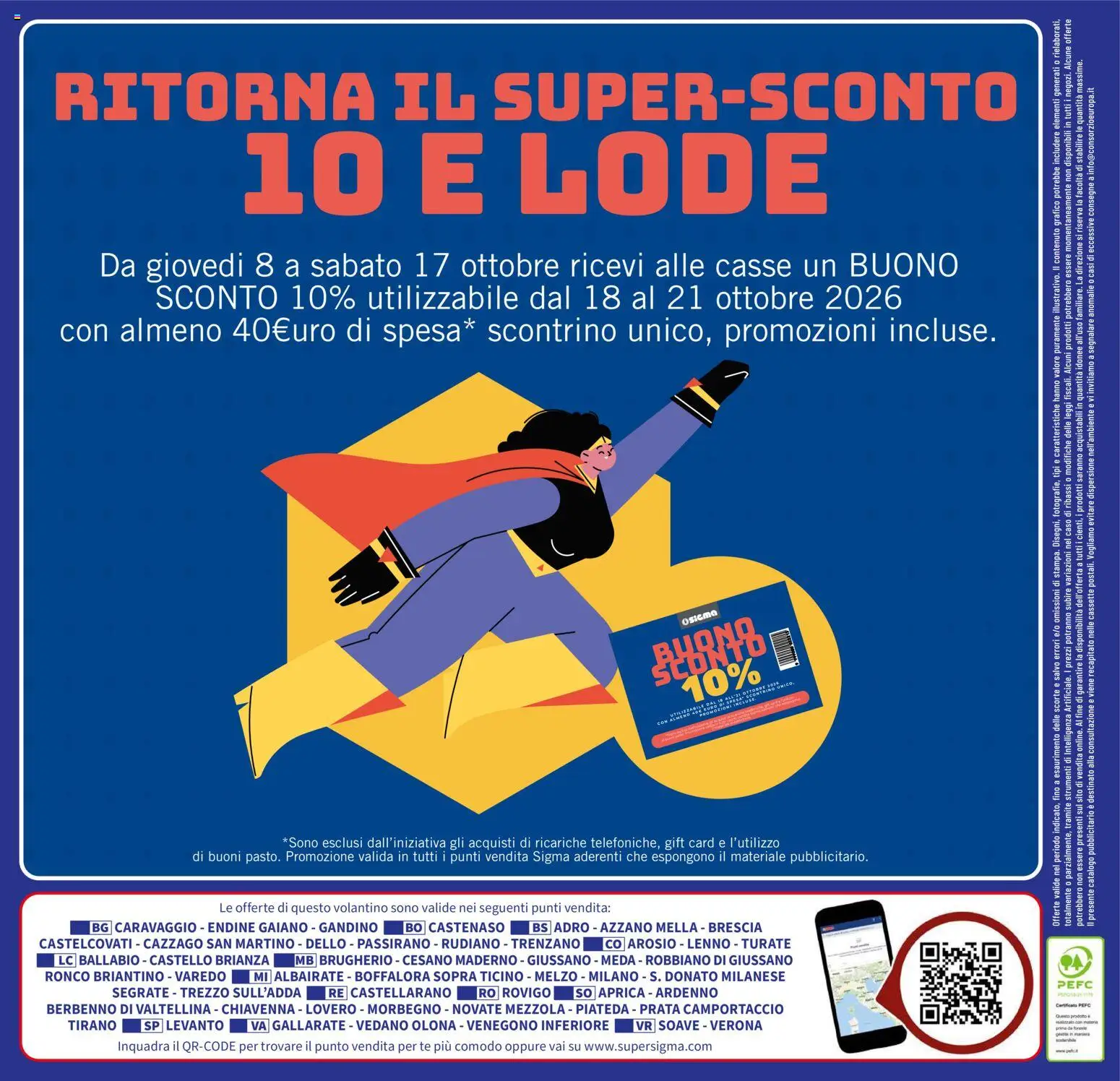 SIGMA volantino Volantino in Italy