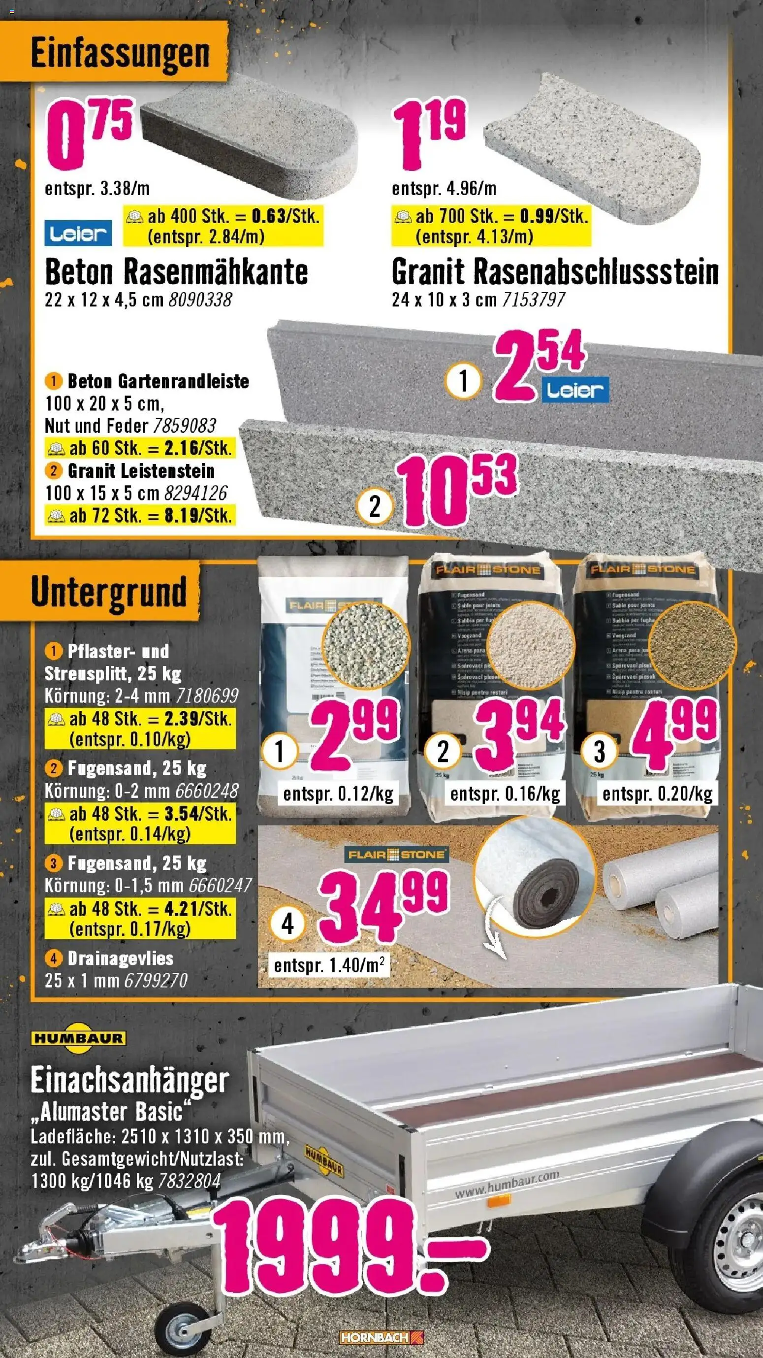 Hornbach Flugblatt Flugblatt in Österreich