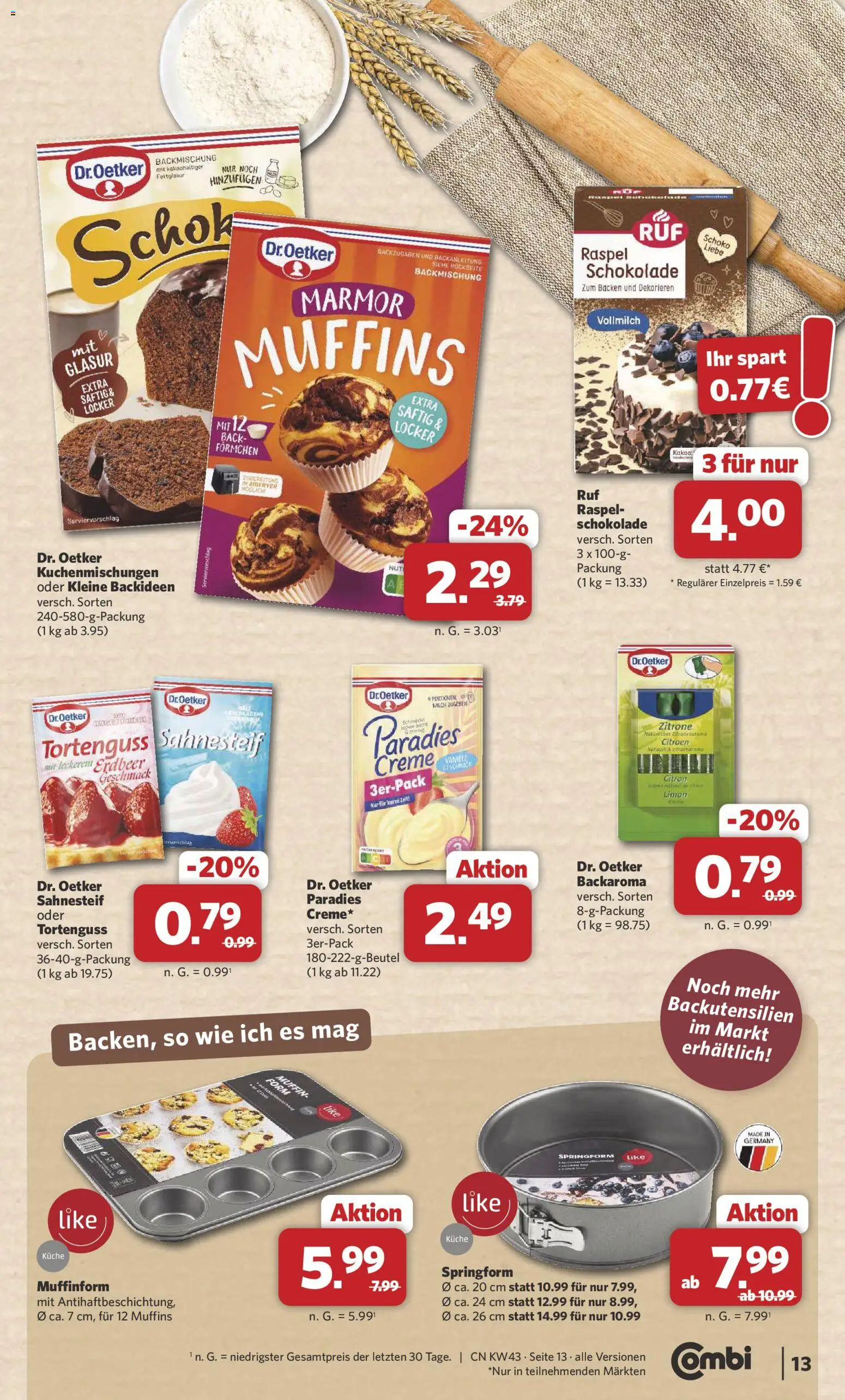 Combi Prospekt Prospekt in Deutschland