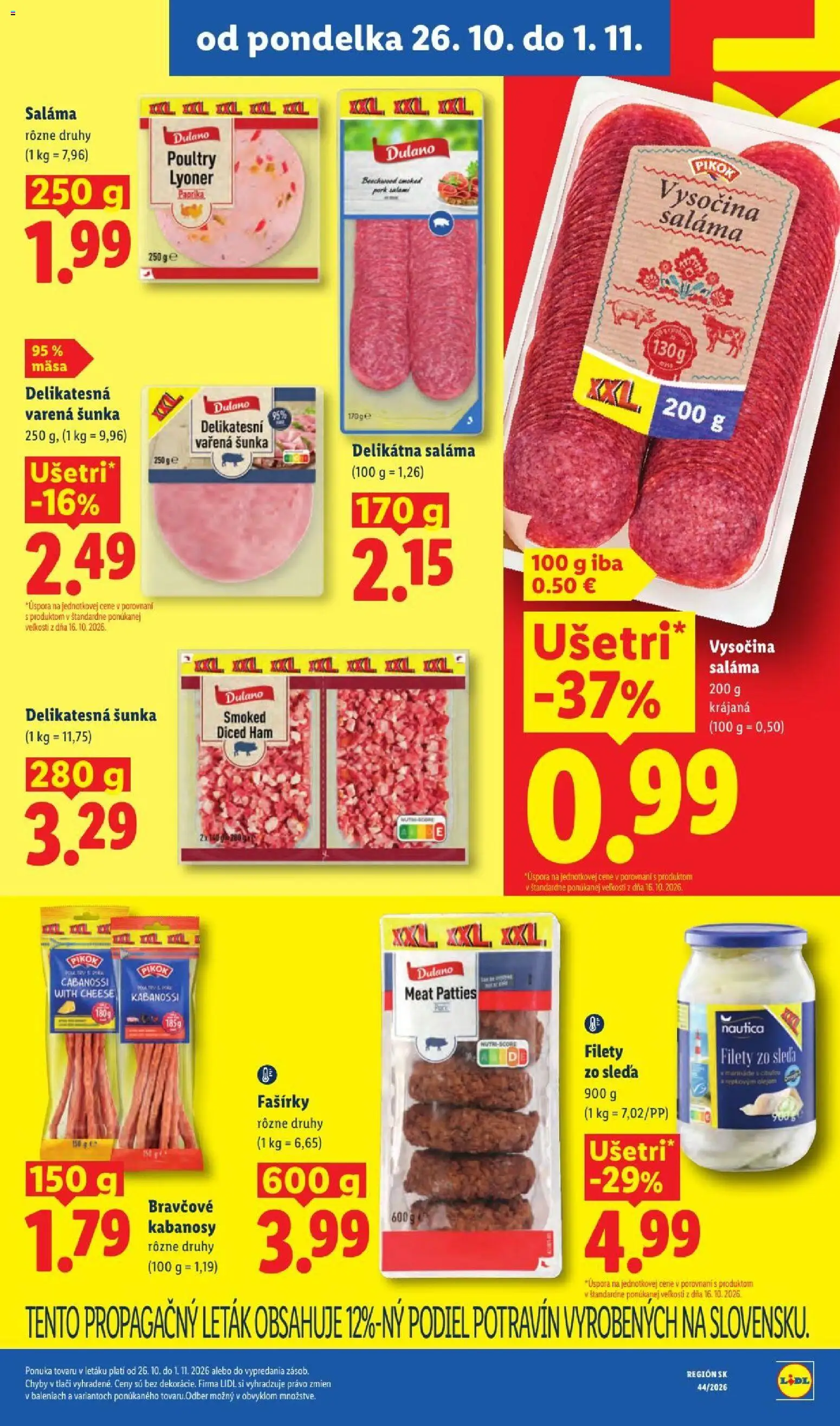 Lidl leták Leták in Slovensko