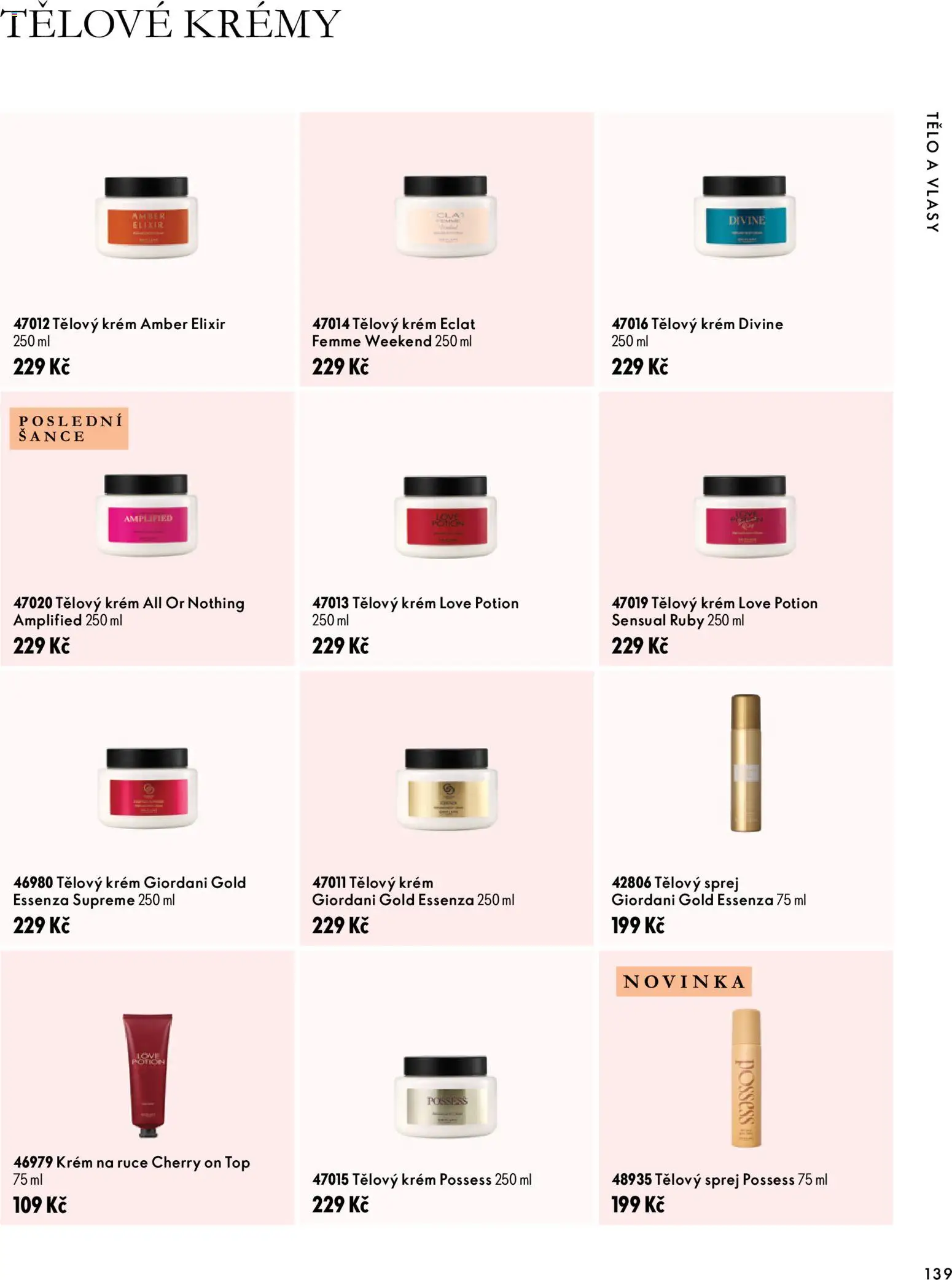 Oriflame katalog Novage+ Proceuticals Leták in Česko