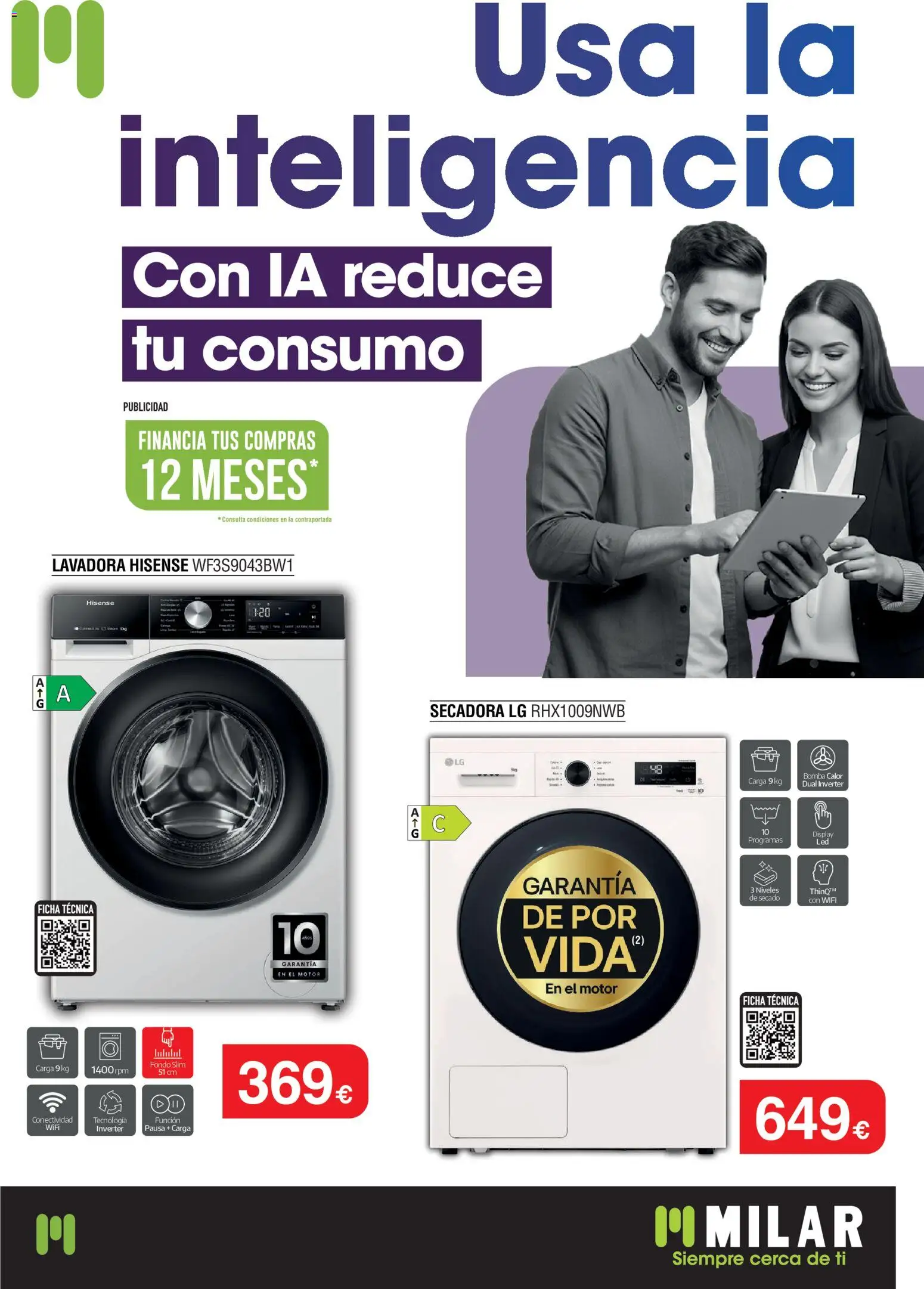 Milar folleto Folleto in España