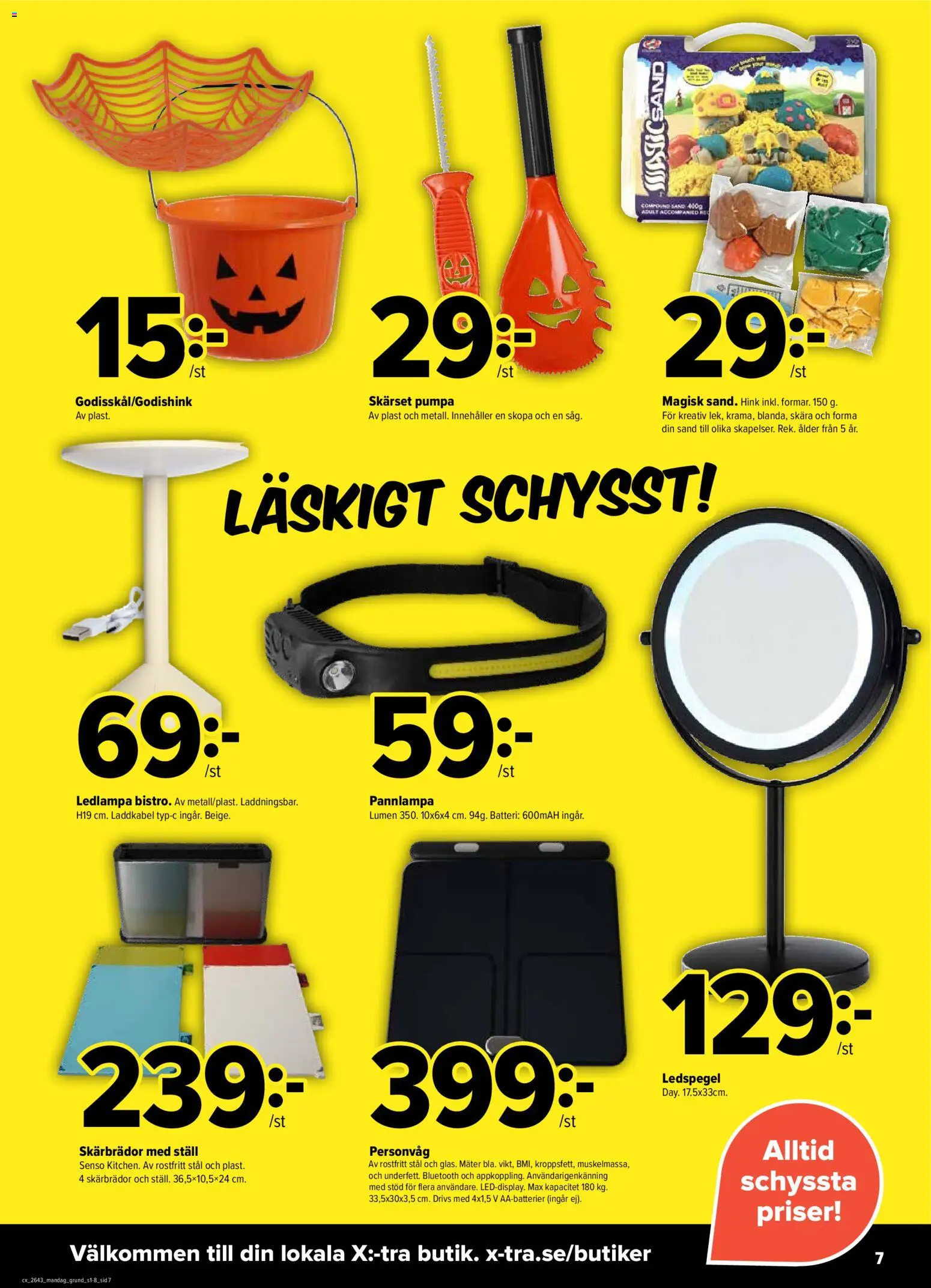 Coop X:-TRA erbjudanden Reklamblad in Sverige