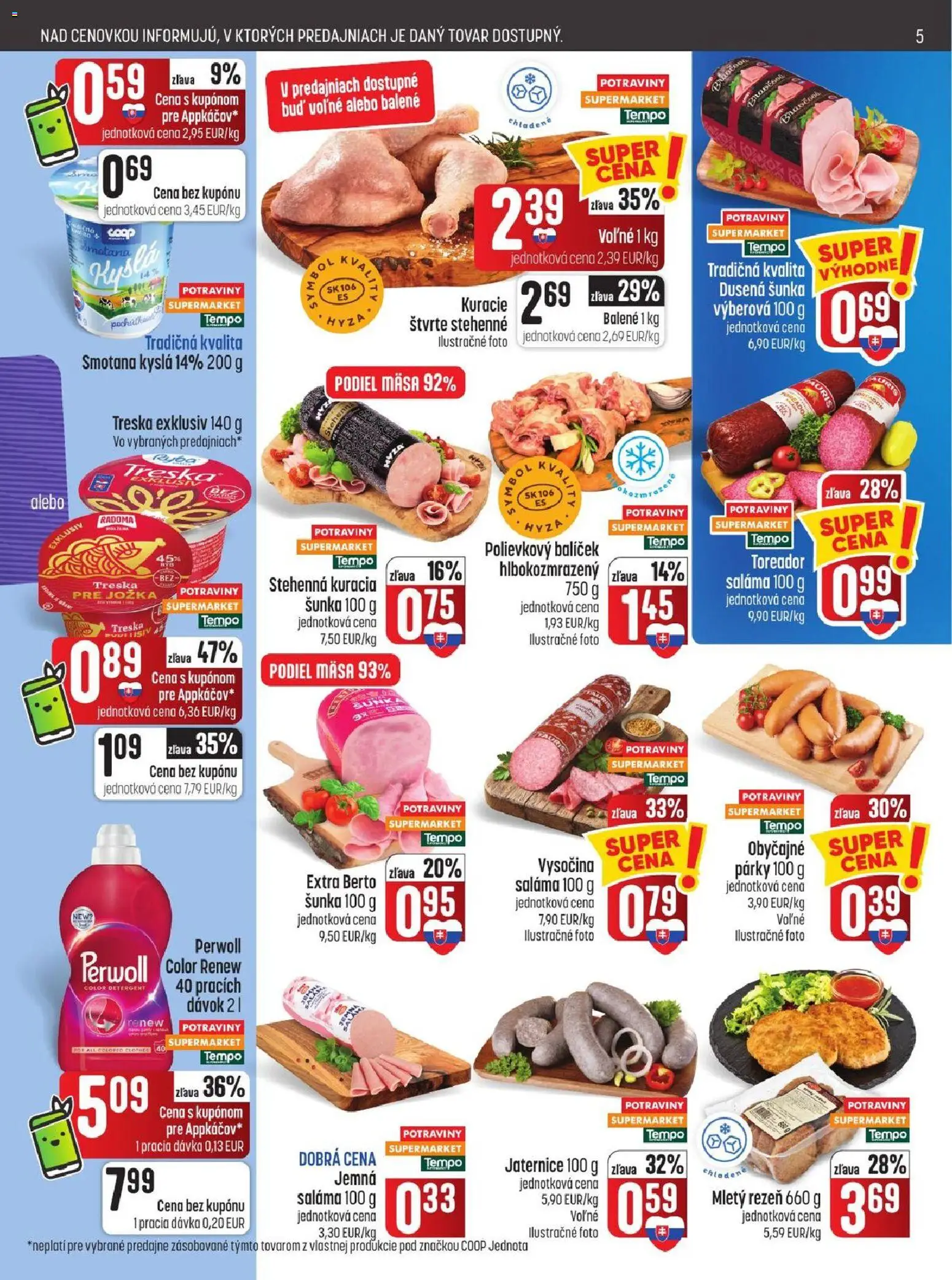 COOP Jednota leták Leták in Slovensko