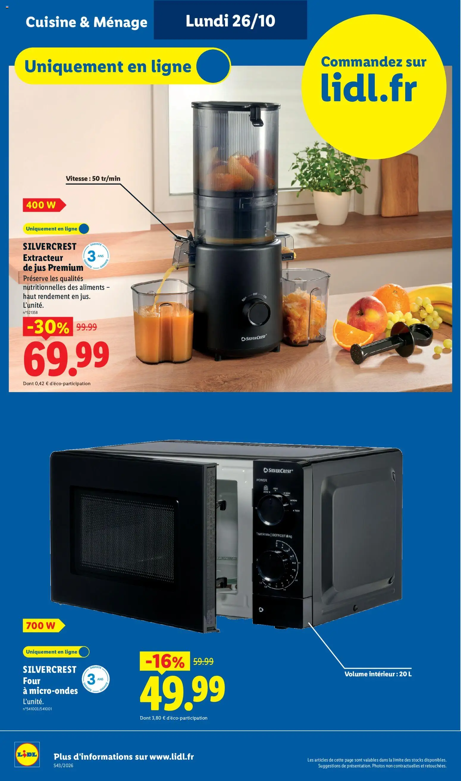LIDL catalogue Catalogue in France
