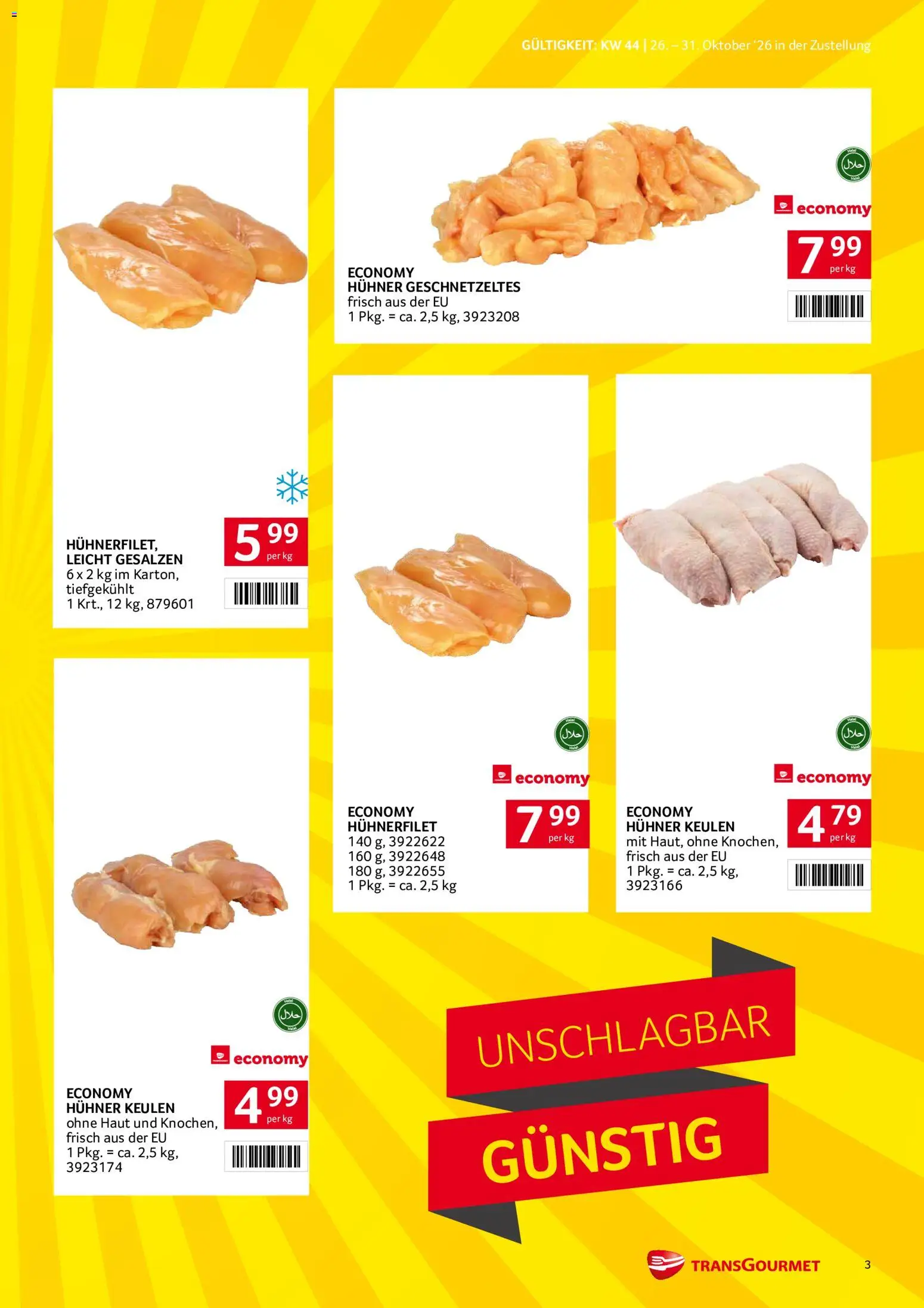 Transgourmet Flugblatt Flugblatt in Österreich