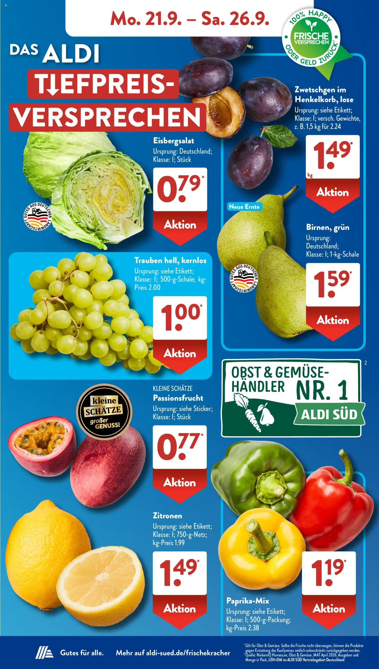 Aldi Süd Prospekt Prospekt in Deutschland