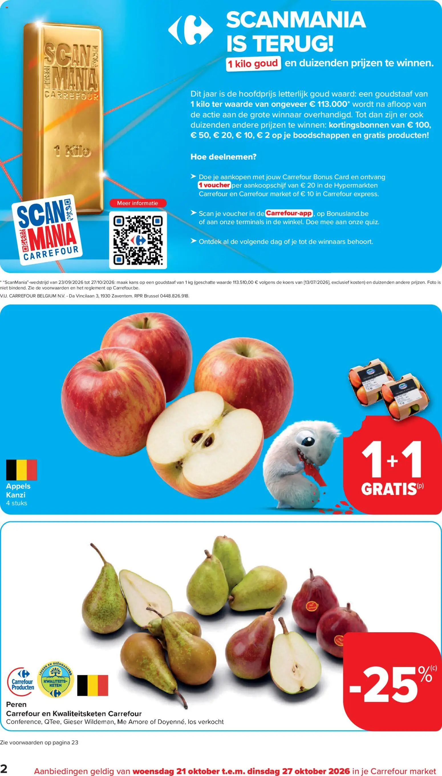 Carrefour market folder Folder in België