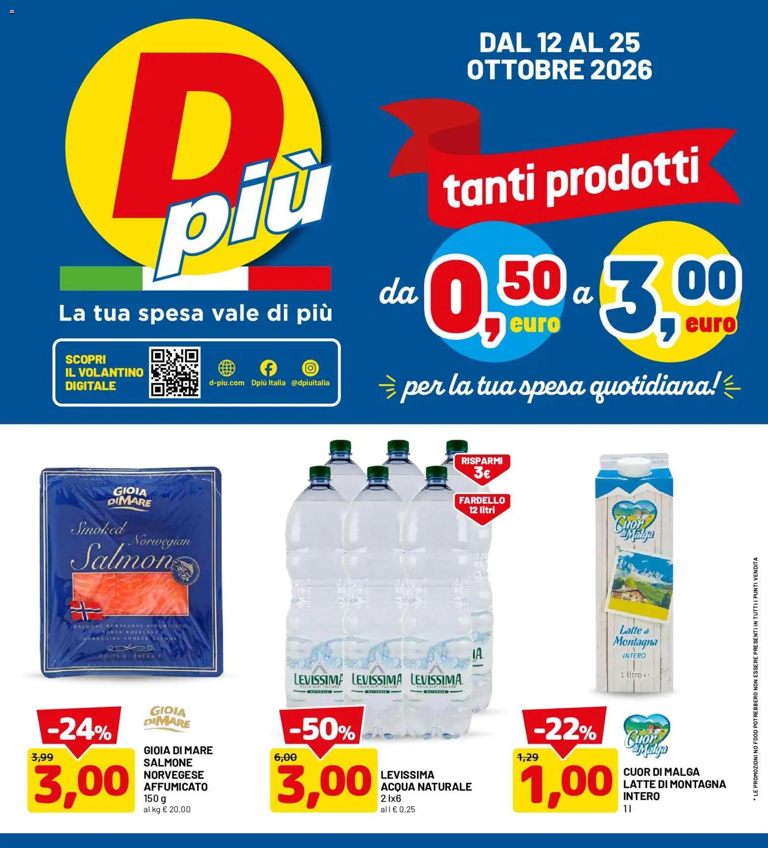 D Più volantino Volantino in Italy