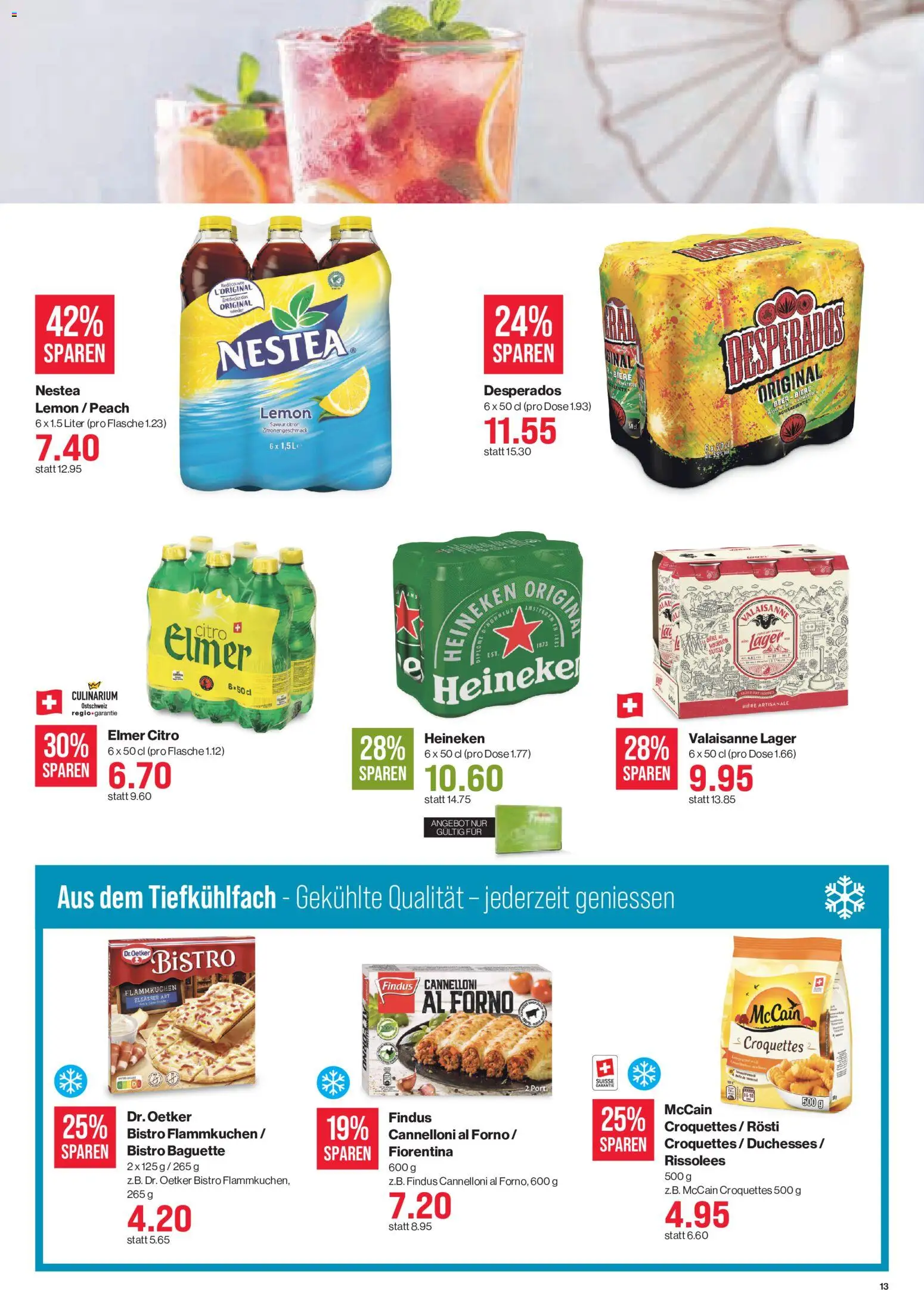 SPAR aktionen Prospekt in Schweiz