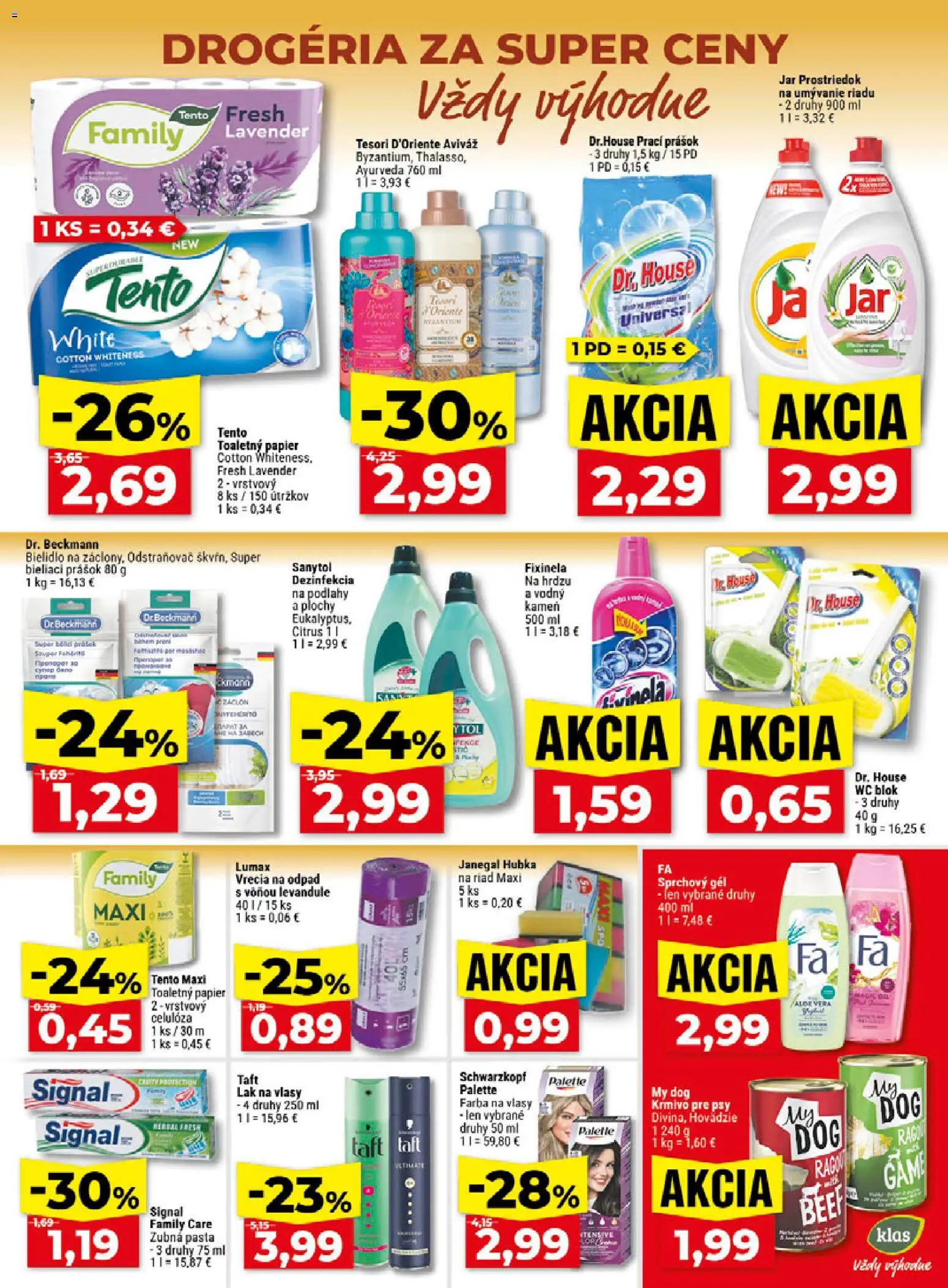 Klas leták Leták in Slovensko