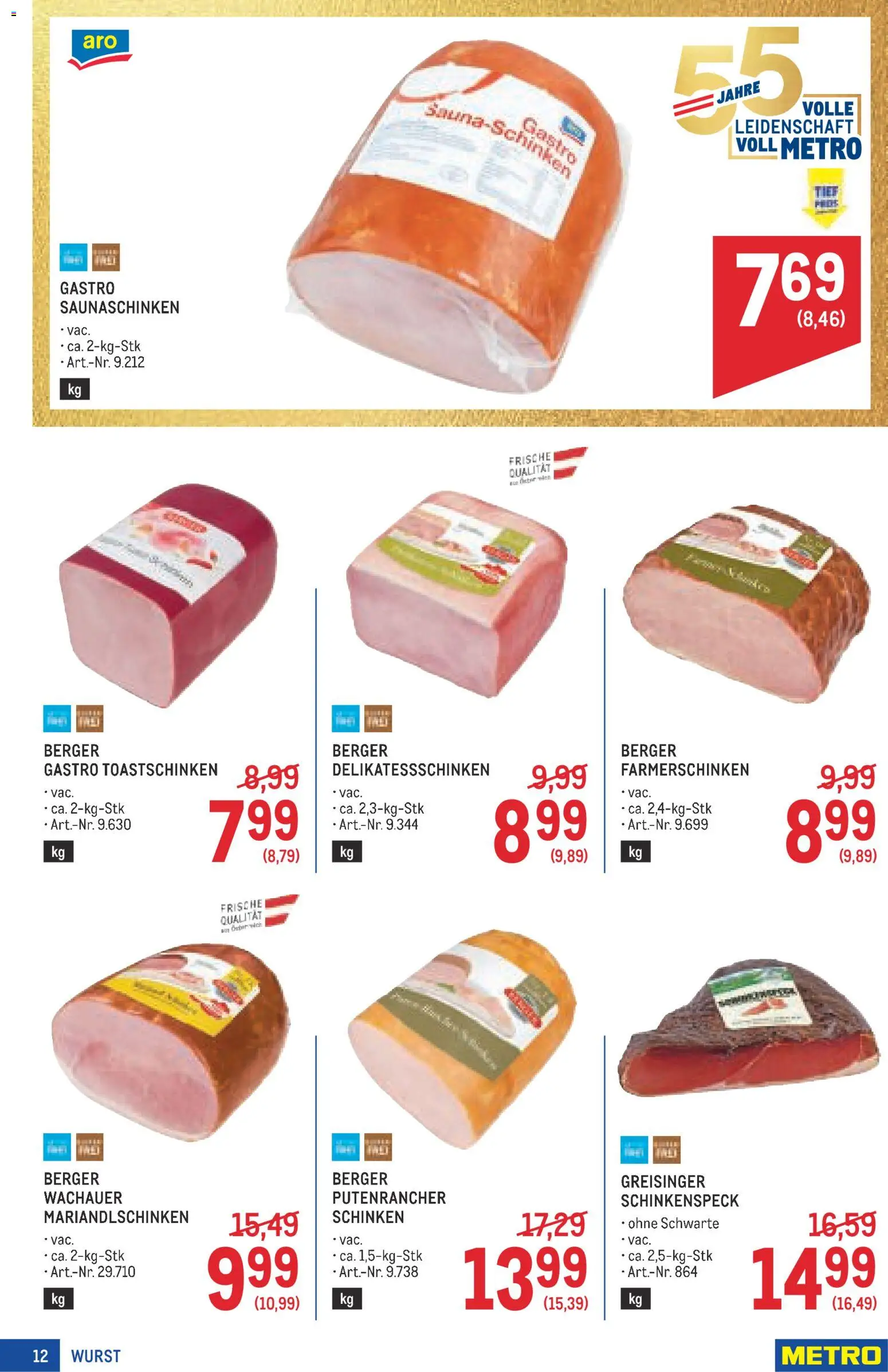 Metro angebote Profi Flugblatt in Österreich