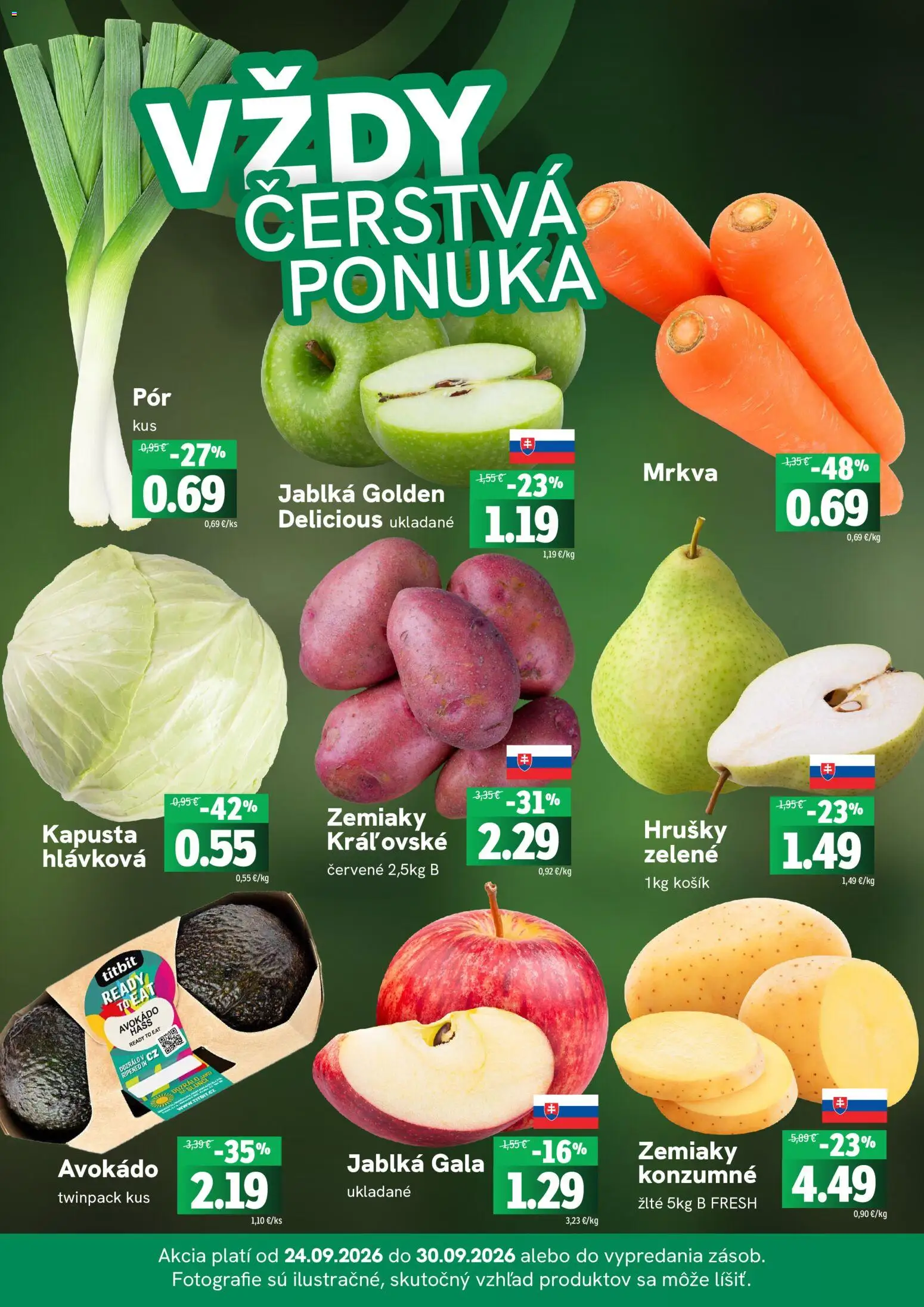 Fresh leták Leták in Slovensko