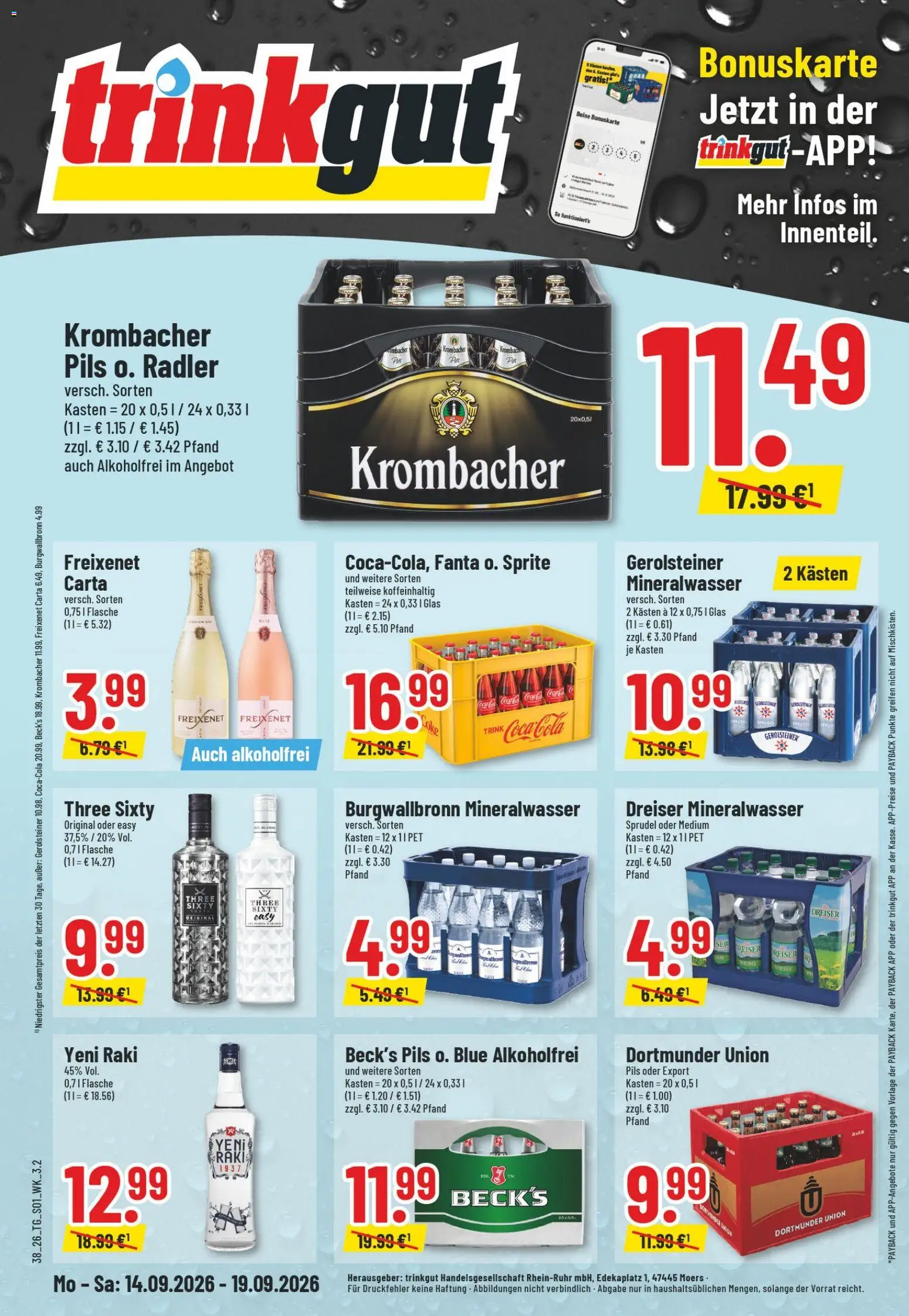 Trinkgut Prospekt Prospekt in Deutschland