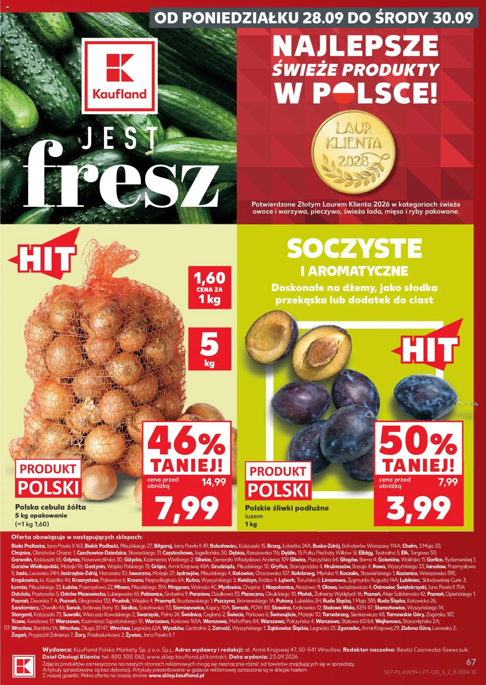 Kaufland gazetka Gazetka in Polska