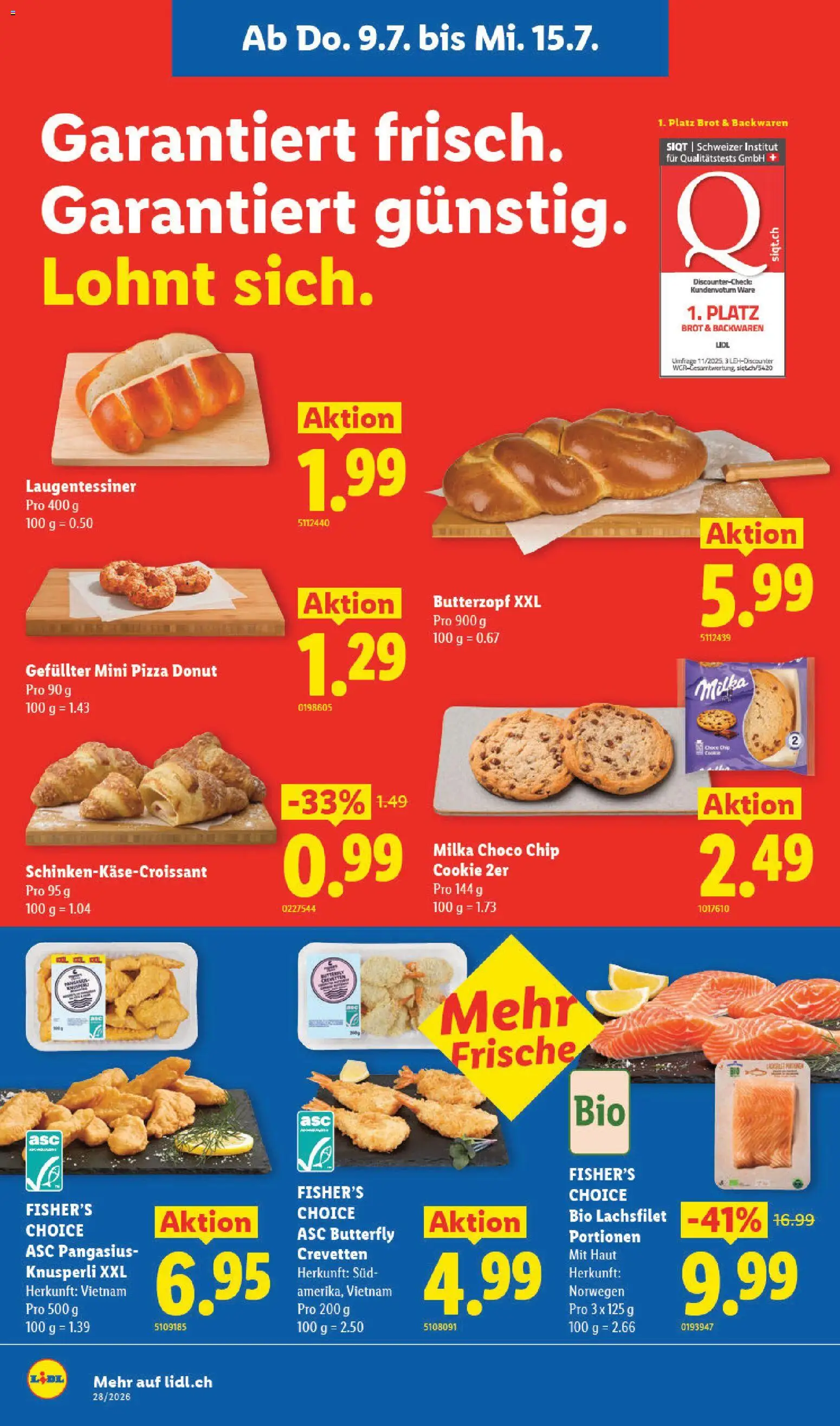 🛍️ Lidl aktionen ab 09.07.2026 » Entdecken Sie exklusive Rabatte und sparen Sie noch heute! 💰 | Schweiz