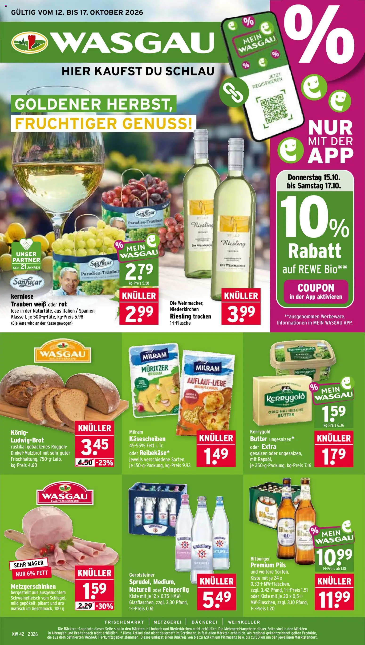 Wasgau Prospekt Prospekt in Deutschland