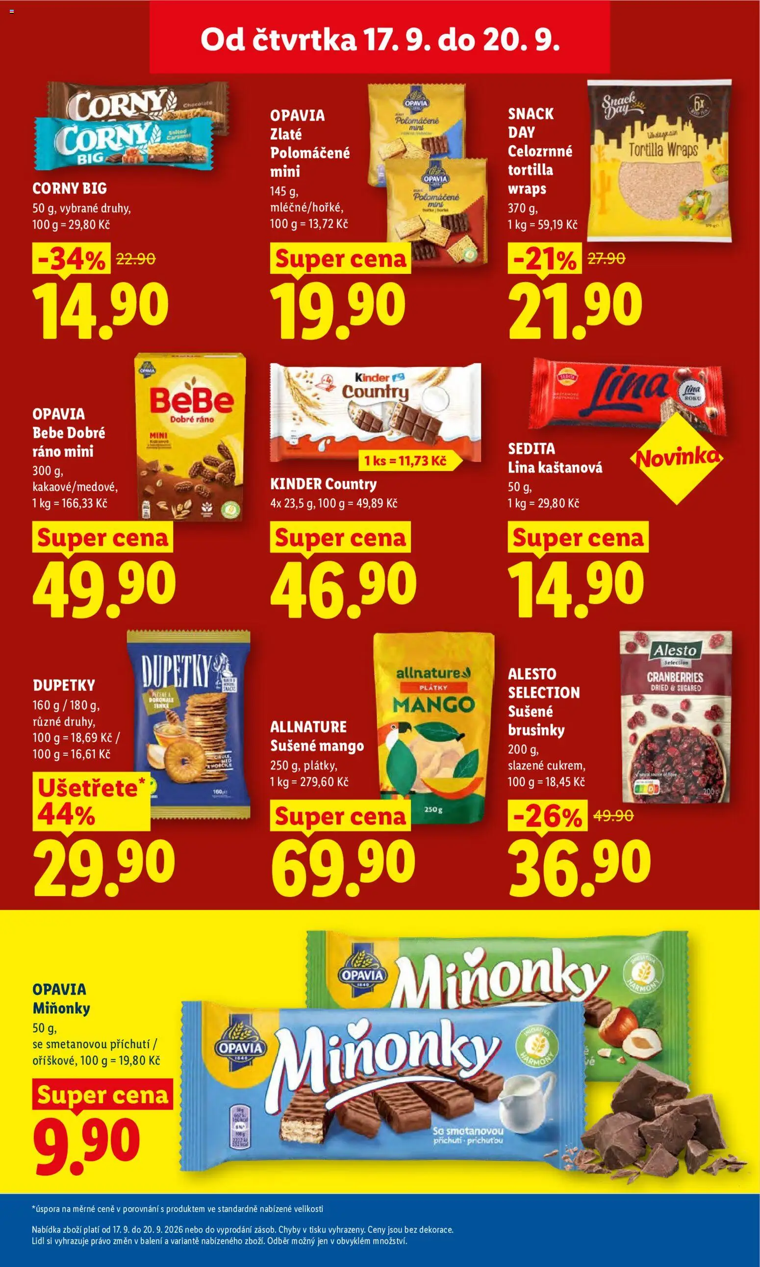 Lidl leták Leták in Česko