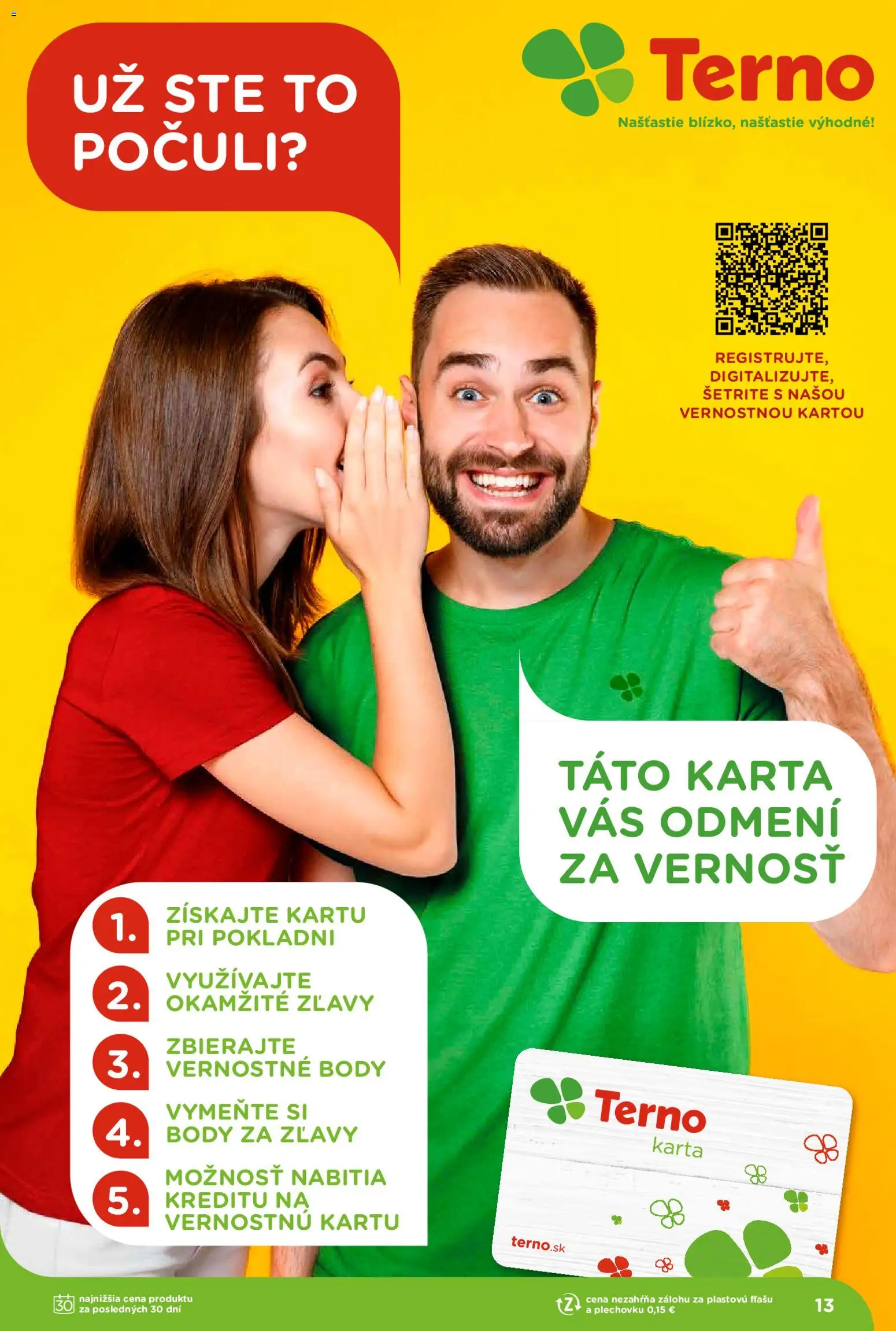 Terno leták Leták in Slovensko