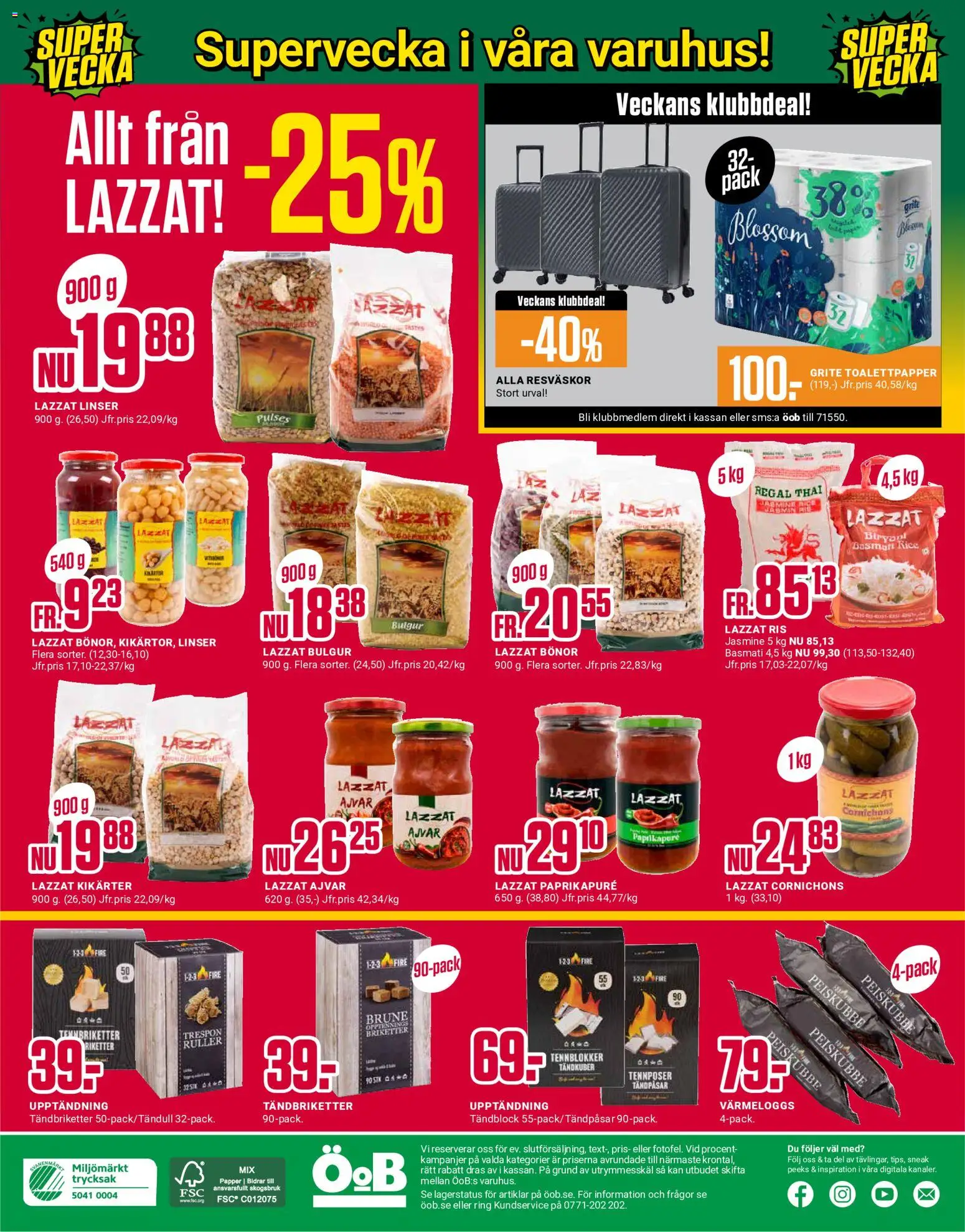 ÖoB erbjudanden Reklamblad in Sverige