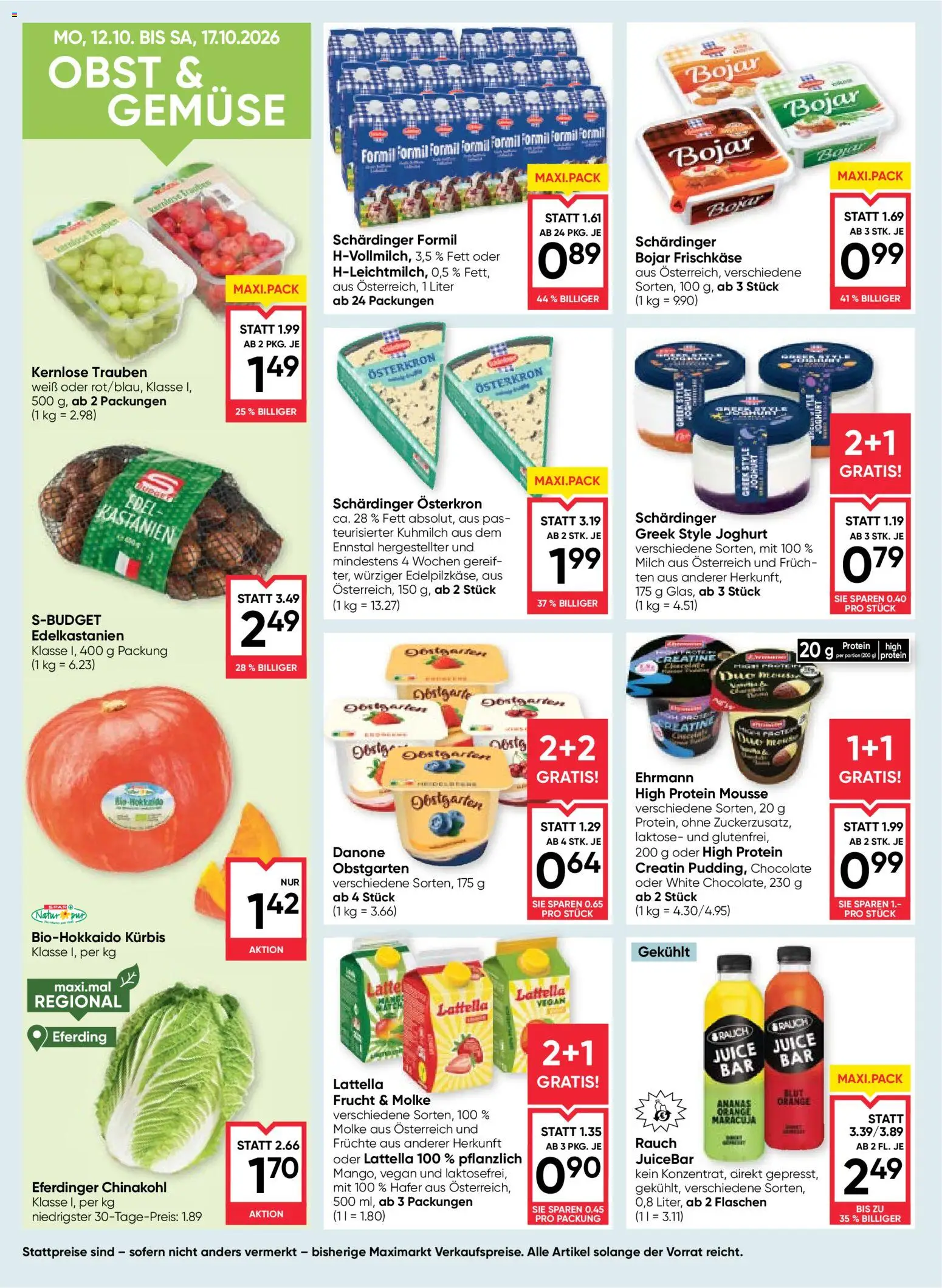 Maximarkt Flugblatt Flugblatt in Österreich