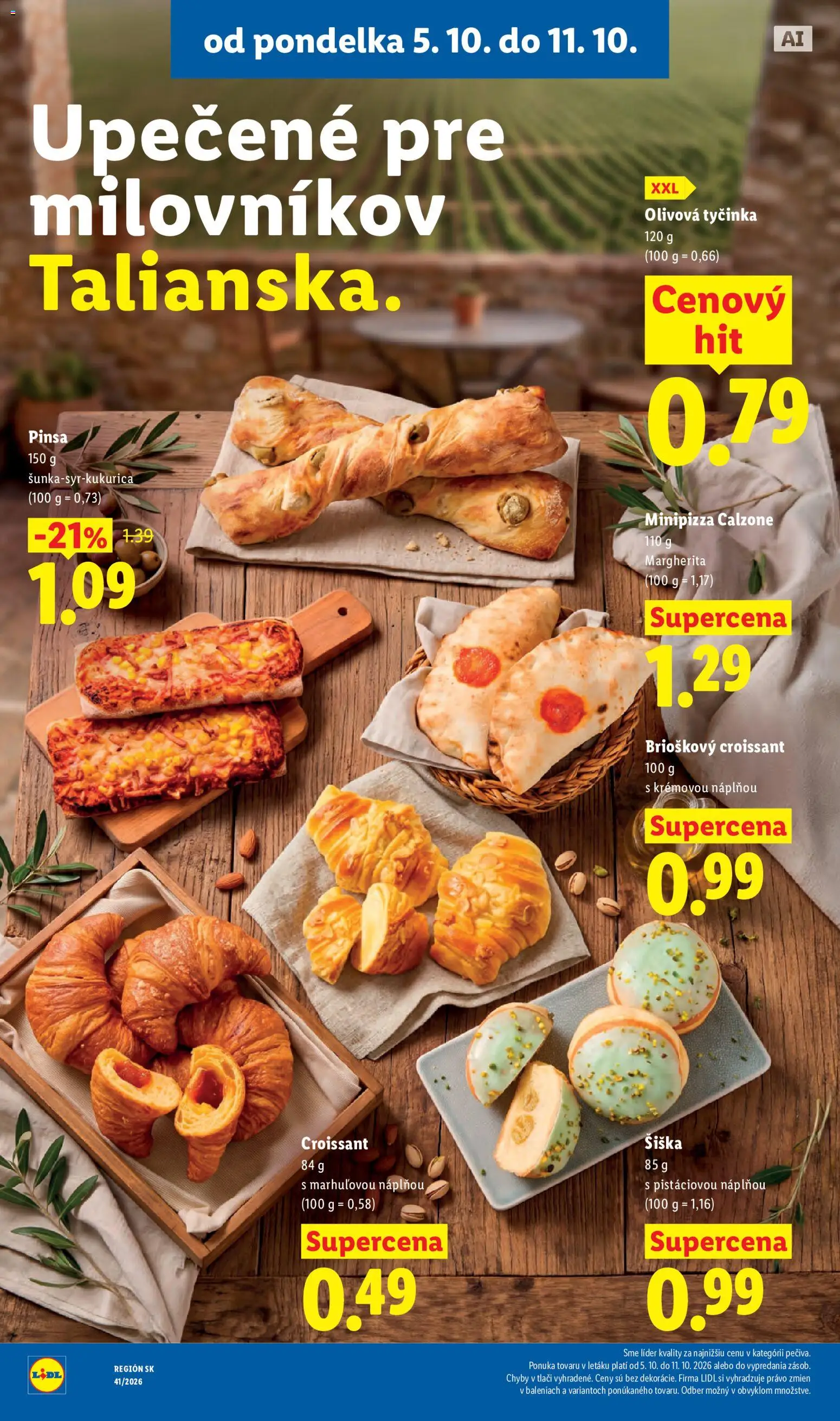 Lidl leták Leták in Slovensko