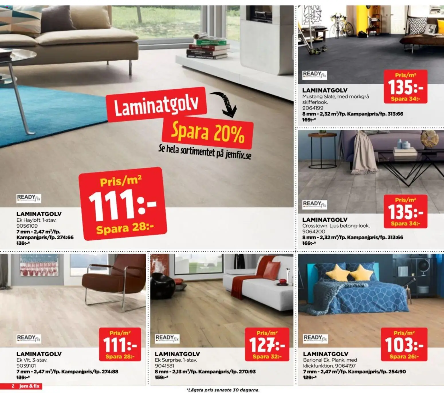 Jem & Fix erbjudanden Reklamblad in Sverige