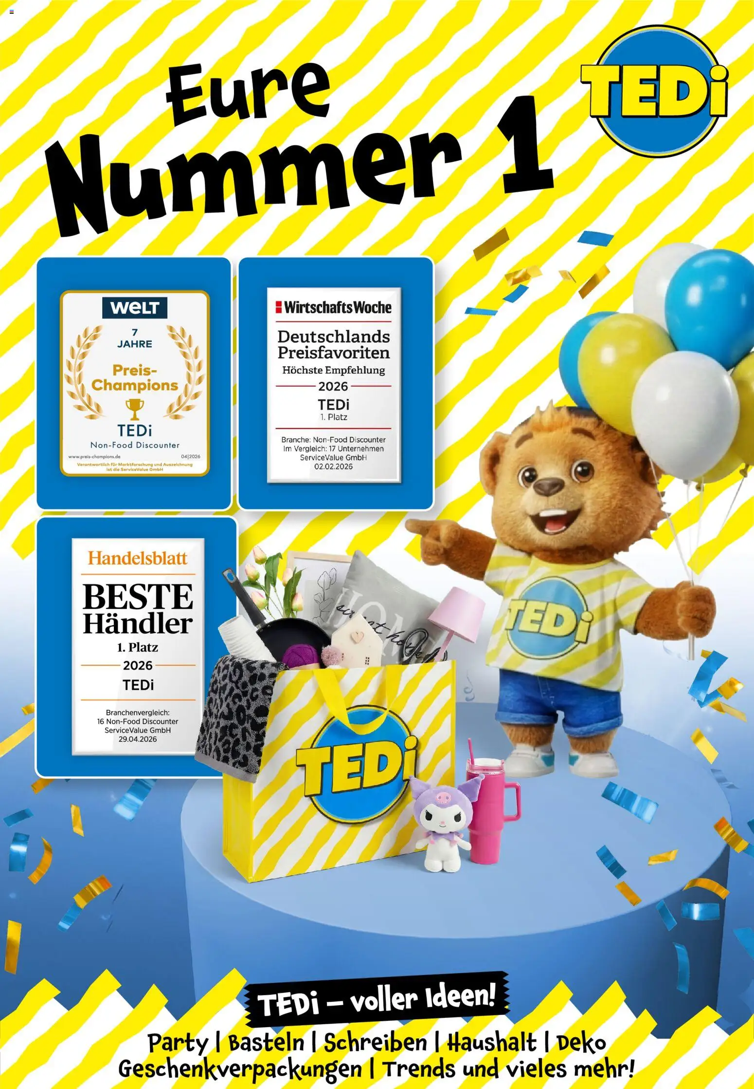 TEDi Prospekt | 03.07.2026 | Wie erhält man einen begrenzten Rabatt? | Deutschland