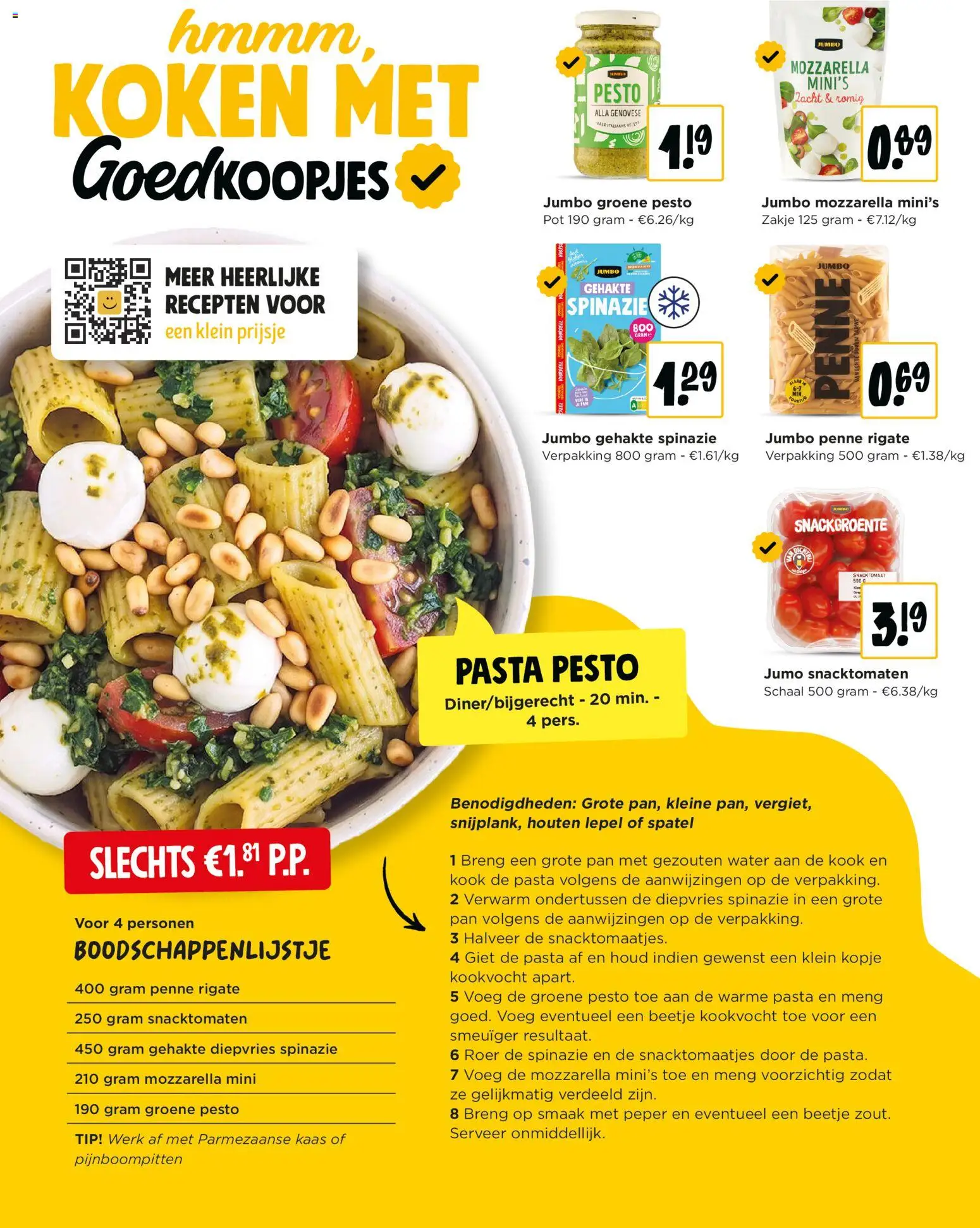 JUMBO folder / publicité Folder in België